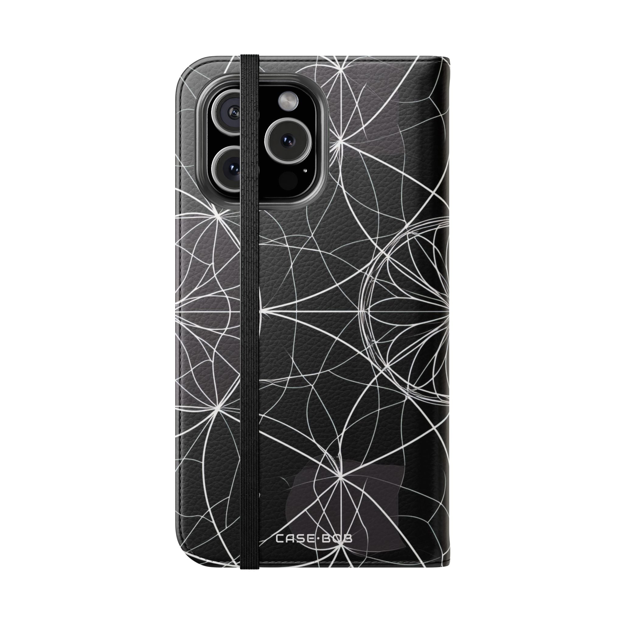 White Mandala Radiance - iPhone 16 Max Case - Wallet