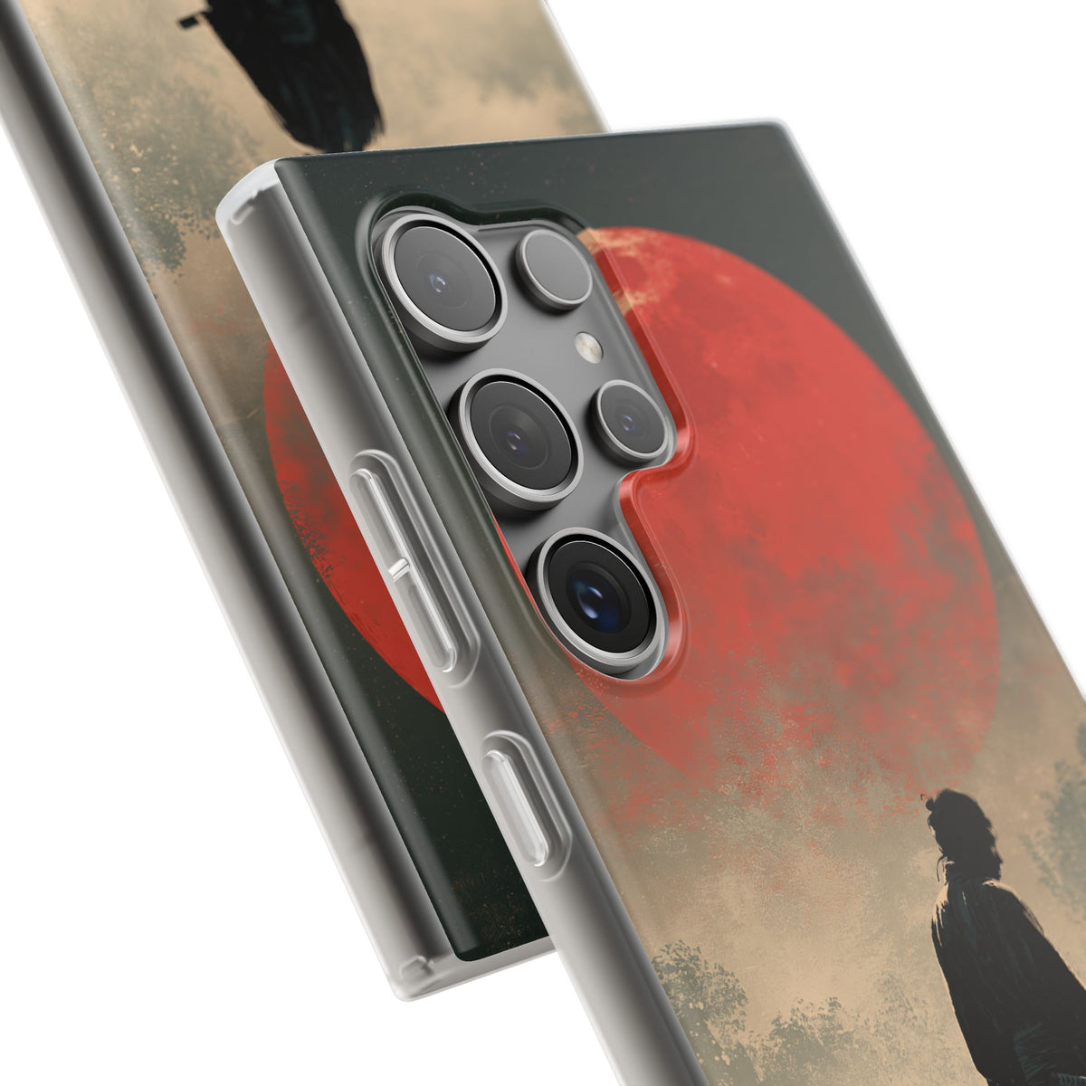 Crimson Moon Ronin · Lite Phone Case for Samsung · Red