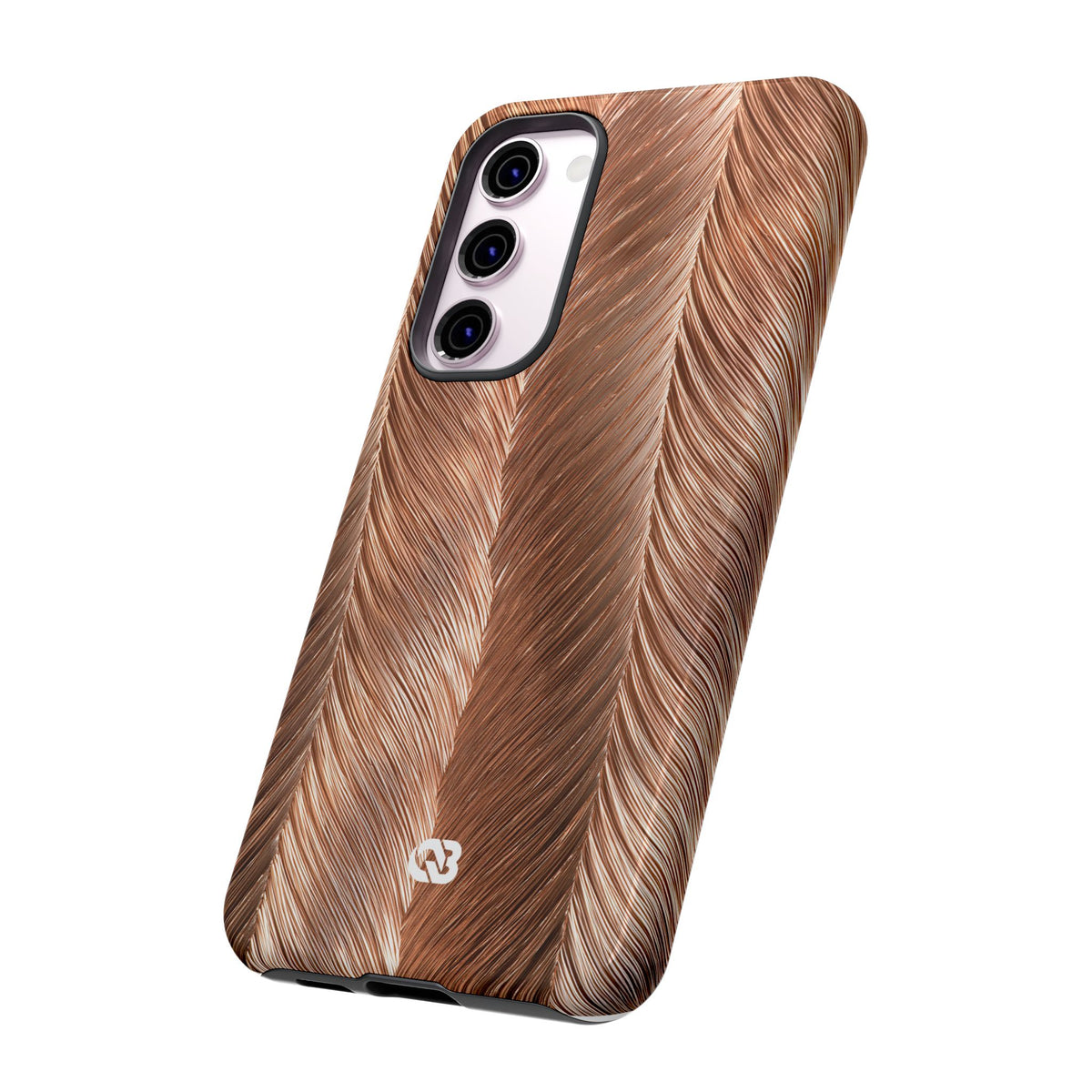 Rose Gold Weave · Tough Phone Case for Samsung · Brown