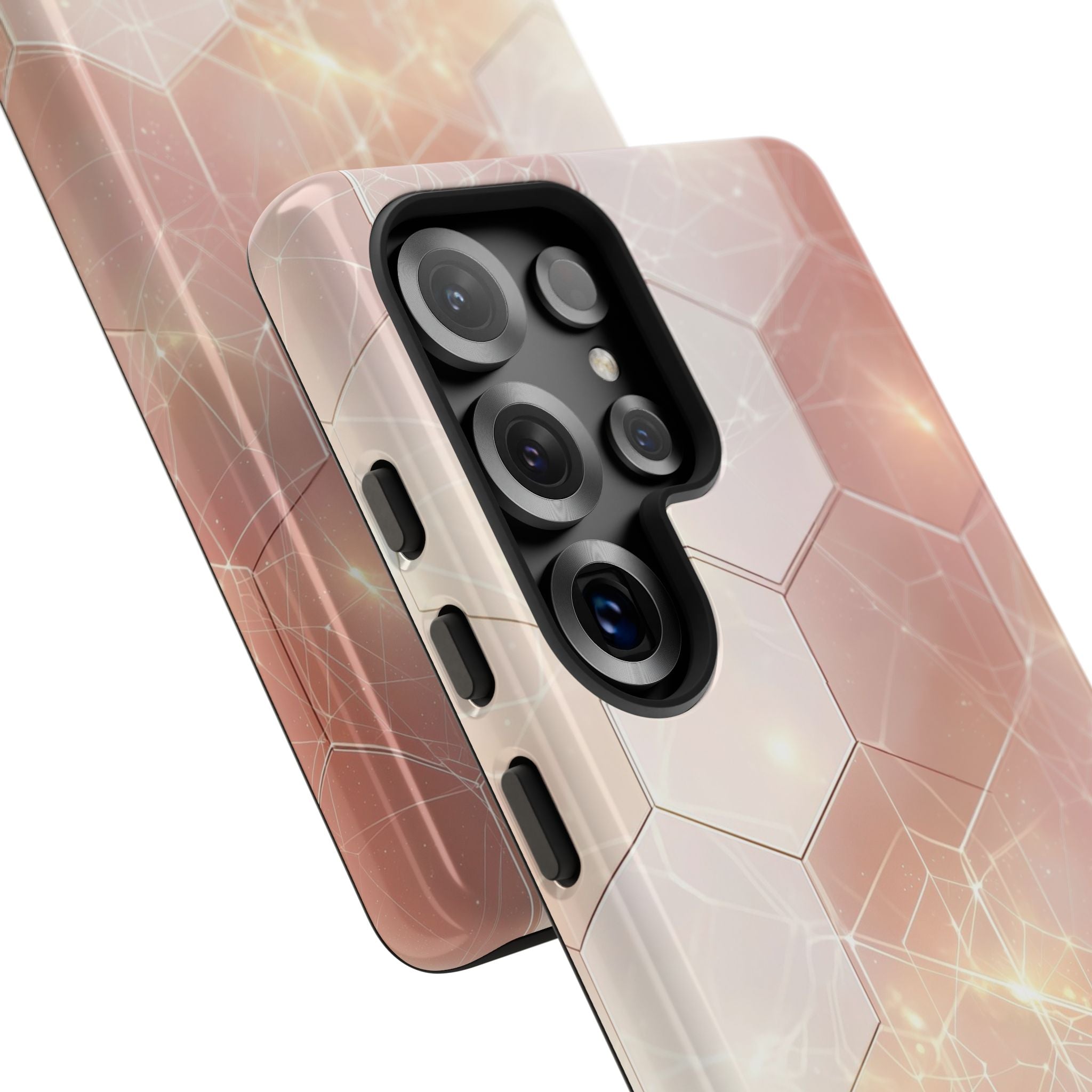 Honeycomb Glow Samsung S25 Ultra Case - Tough