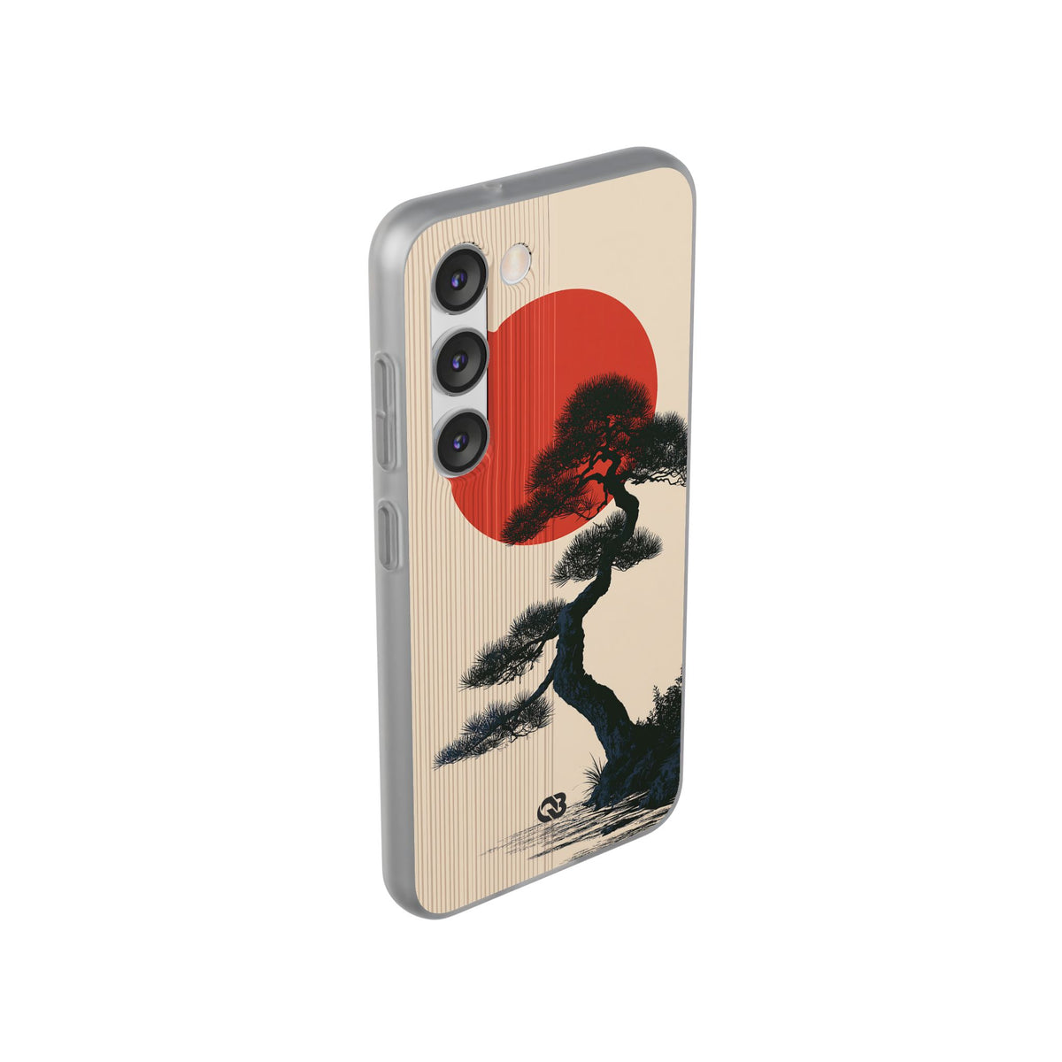 Crimson Sun Bonsai · Lite Phone Case for Samsung · Beige