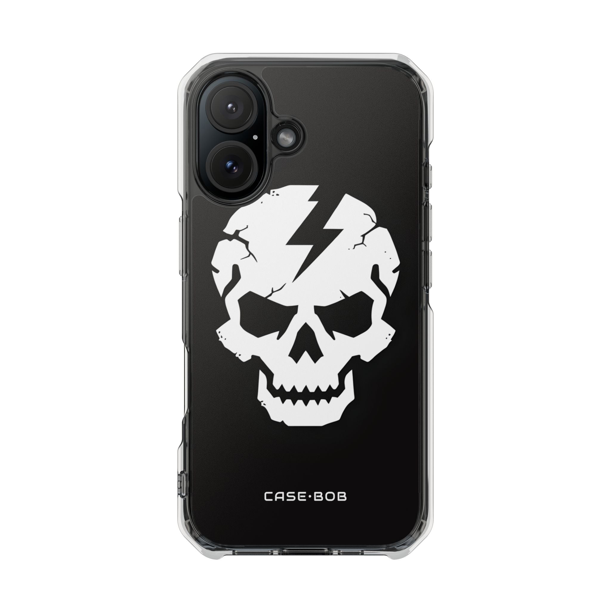 Lightning Skull iPhone 16 Case - Impact - CASE•BOB