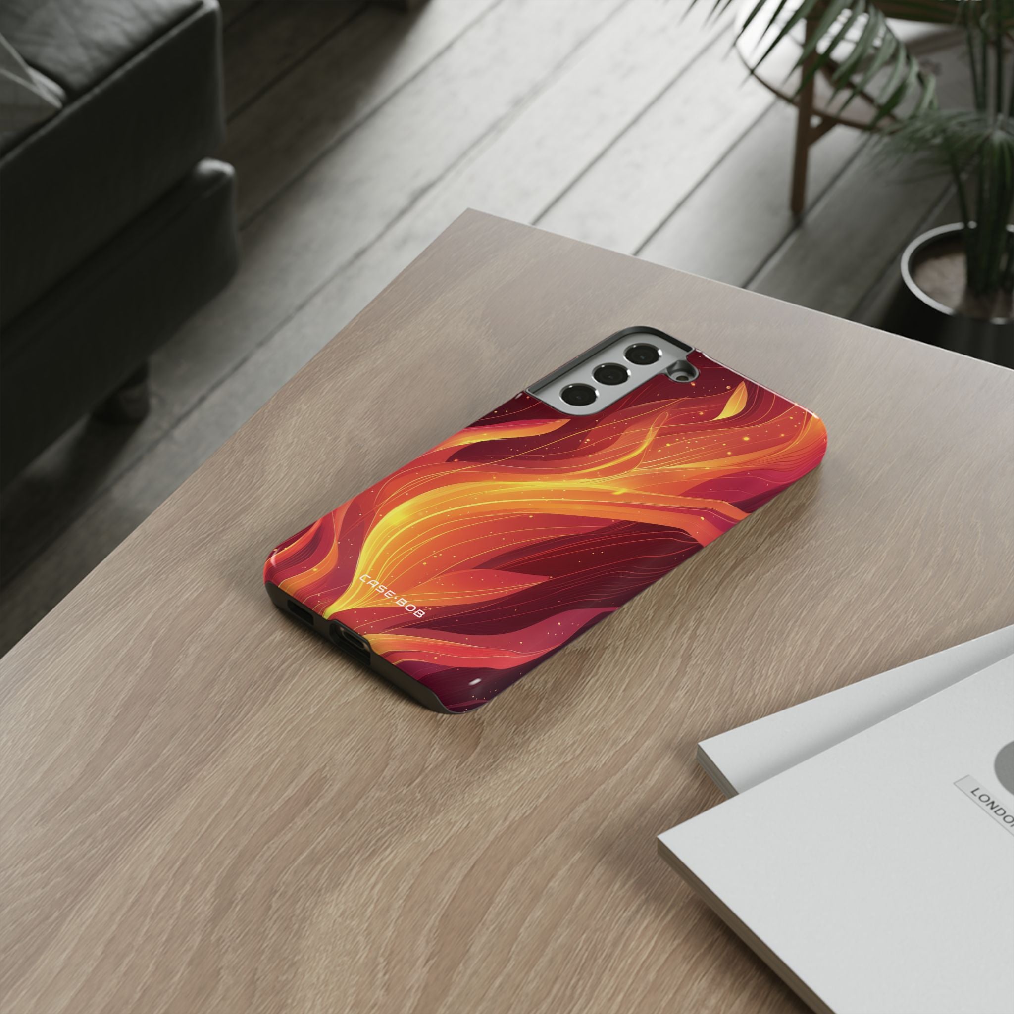 Flaming Flow Samsung S22 Plus Cover - Tough