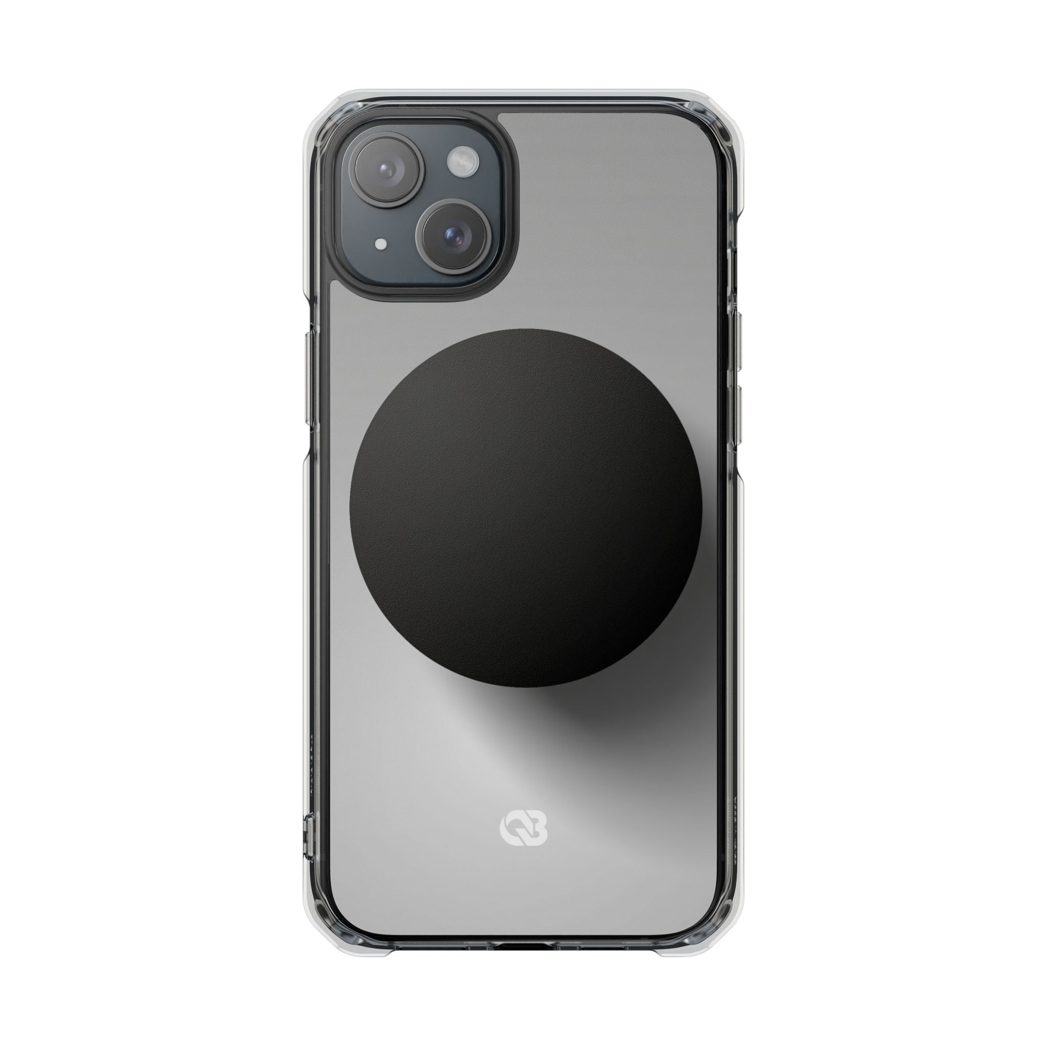 Grey Impact MagSafe Phone Case for iPhone - Matte Onyx Sphere
