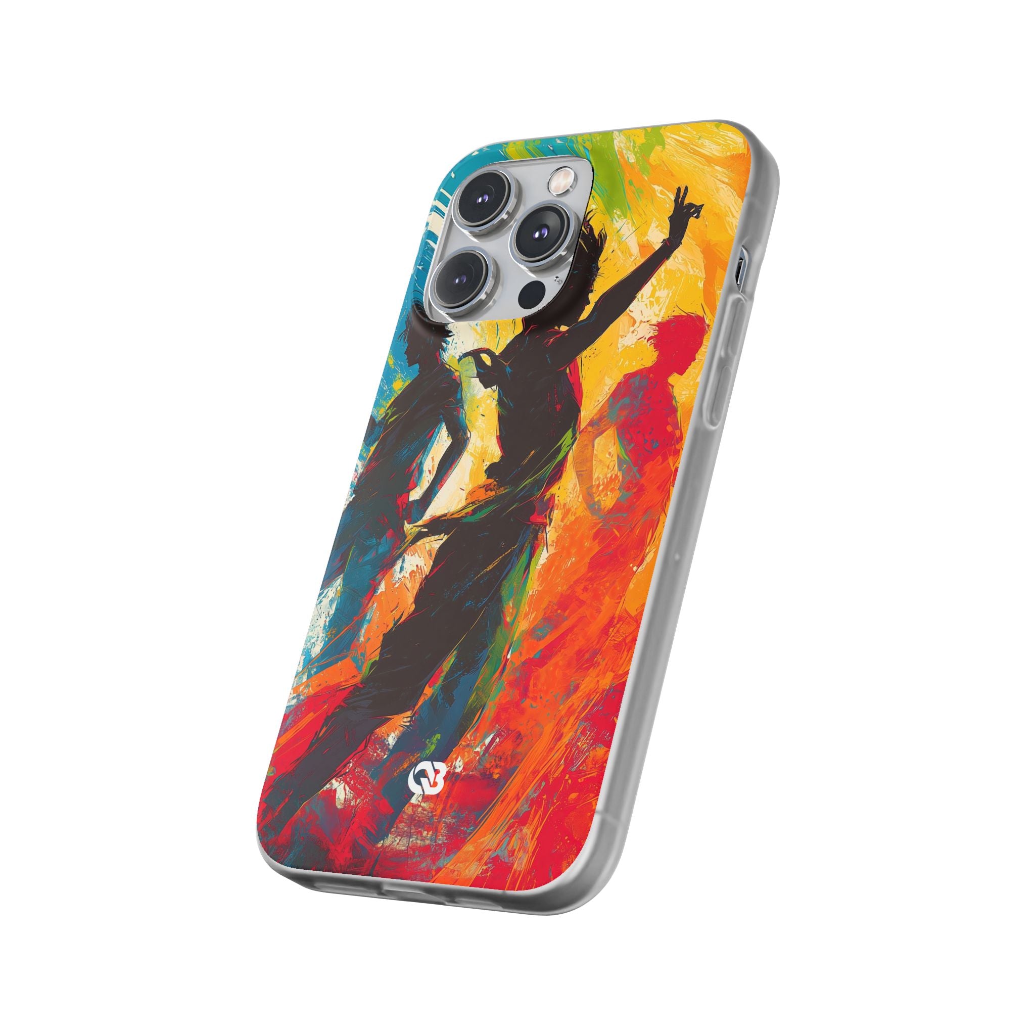 Electric Motion Blur · Soft Phone Case for iPhone