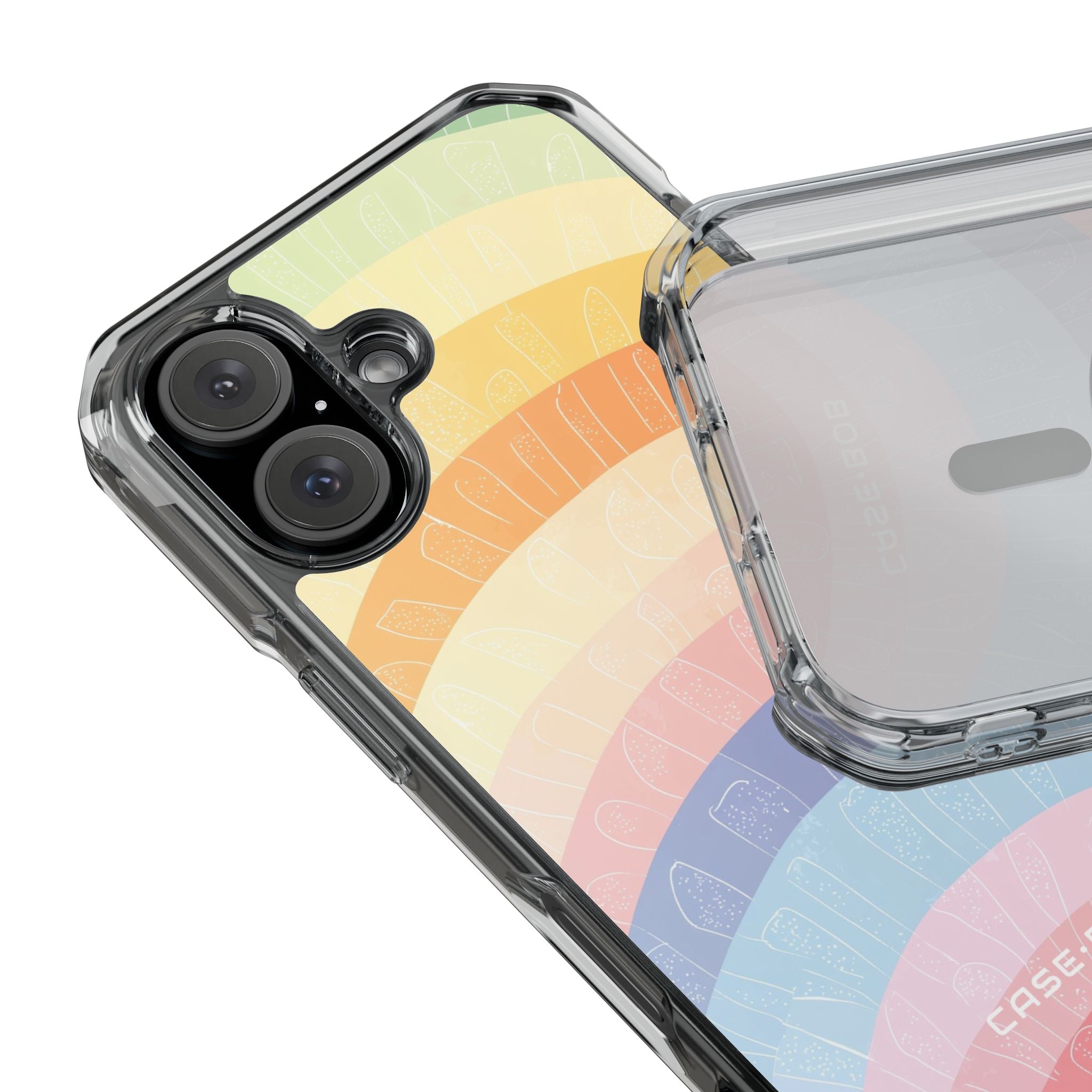 Pastellregnbågsband iPhone 16 Case - Impact