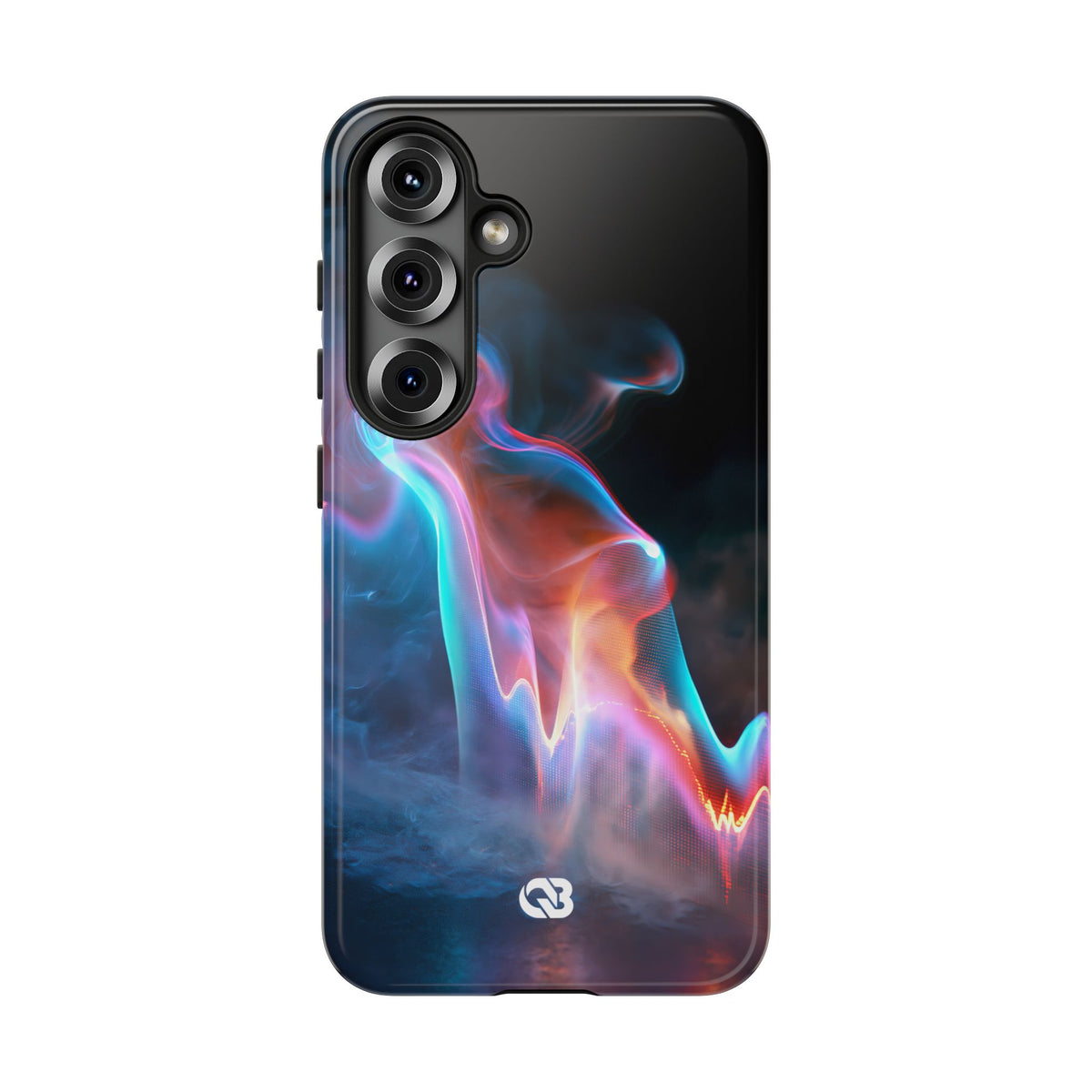 Neon Waveform · Tough Phone Case for Samsung · Black