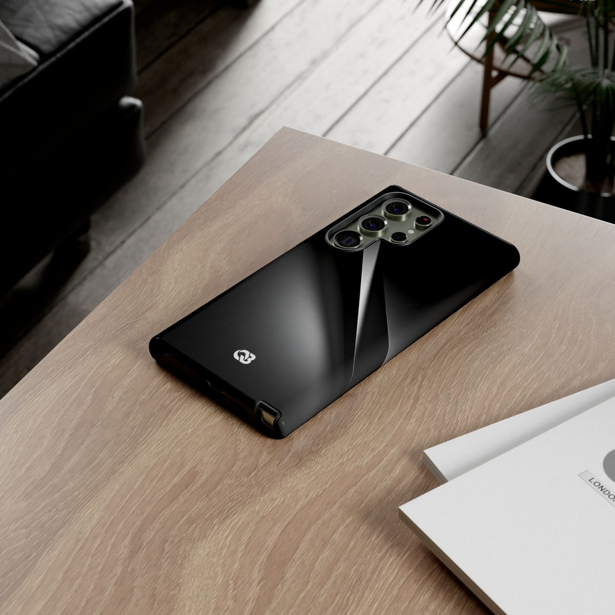 Obsidian Ridge · Tough Phone Case for Samsung · Black