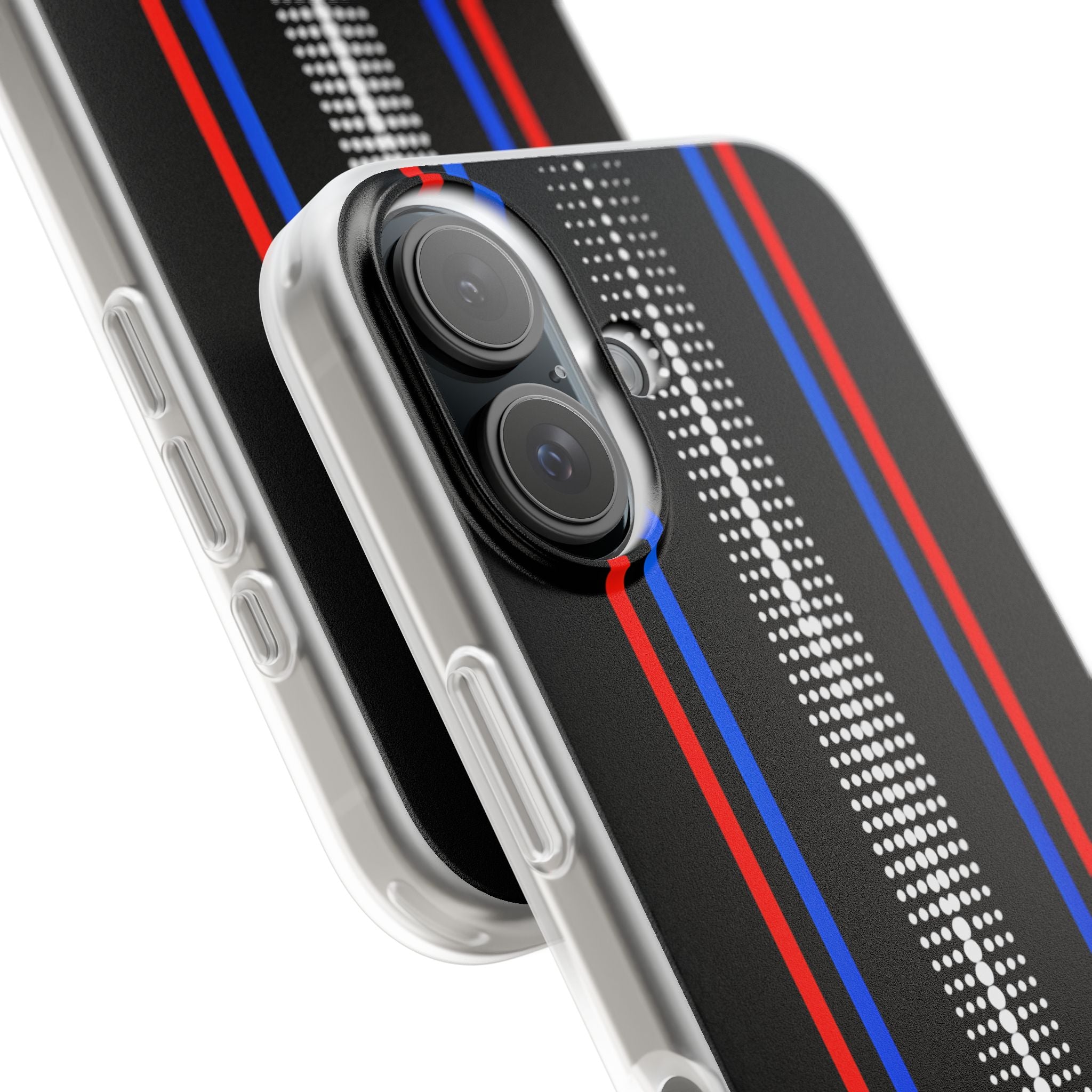 Electric Pulse Grid · Soft Phone Case for iPhone