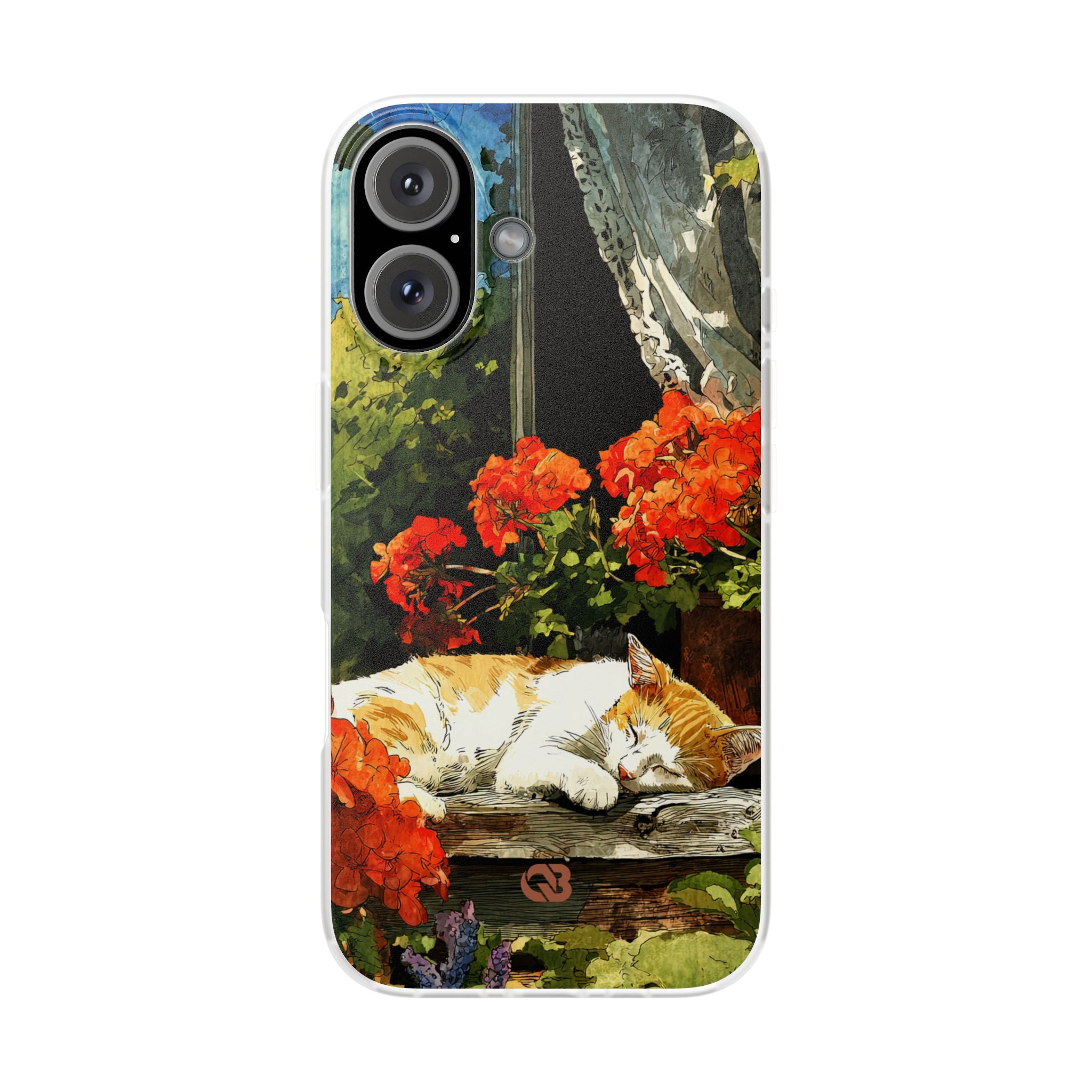 Sleeping Ginger Bloom · Soft Hoesje voor iPhone