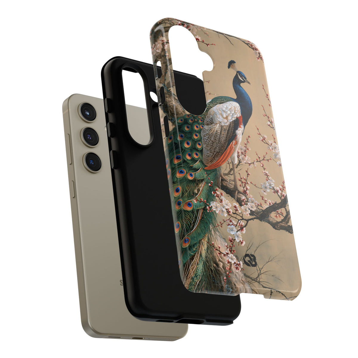 Imperial Peacock Blossom · Tough Phone Case for Samsung · Beige