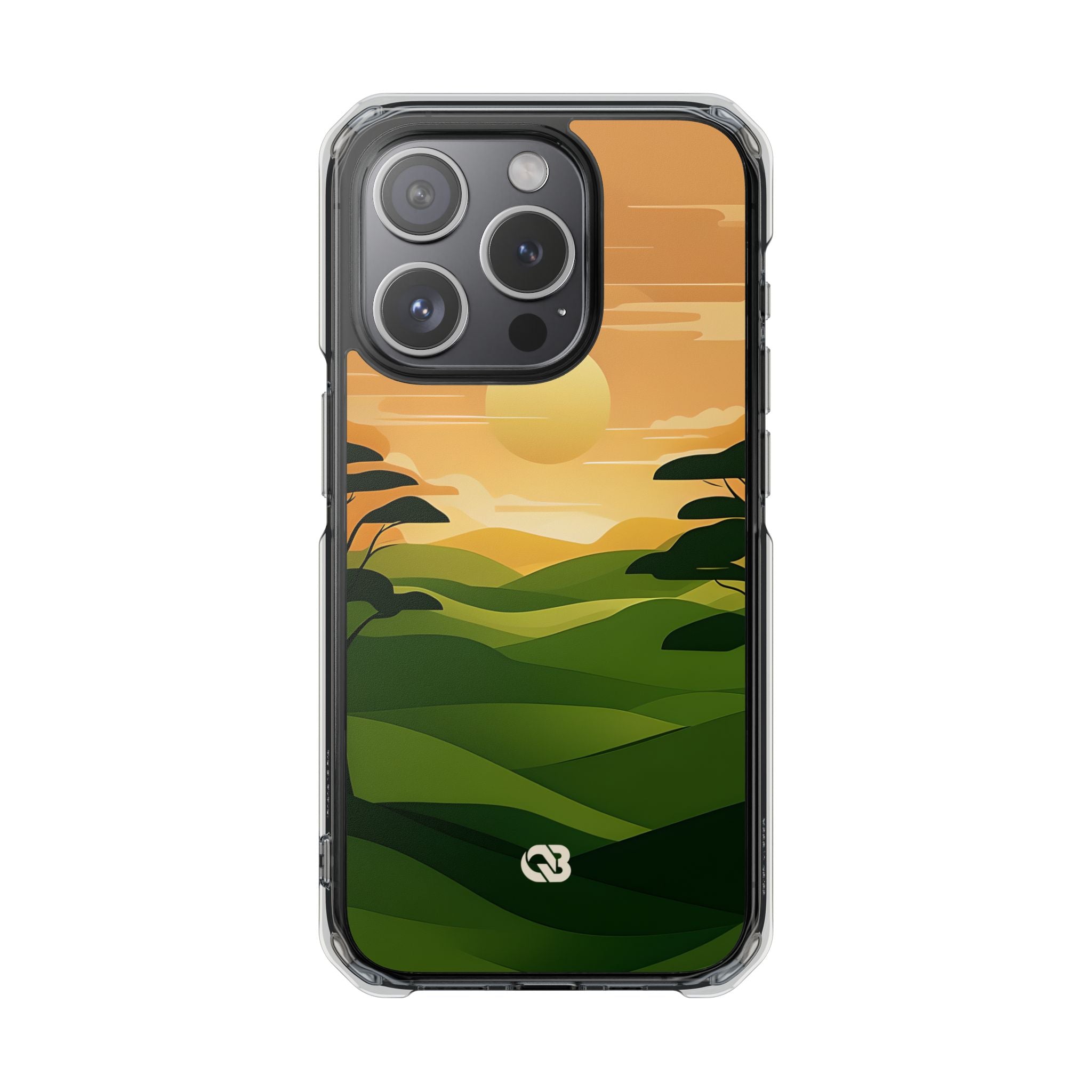 Verdant Horizon Sun · Impact Phone Case for iPhone · Magsafe