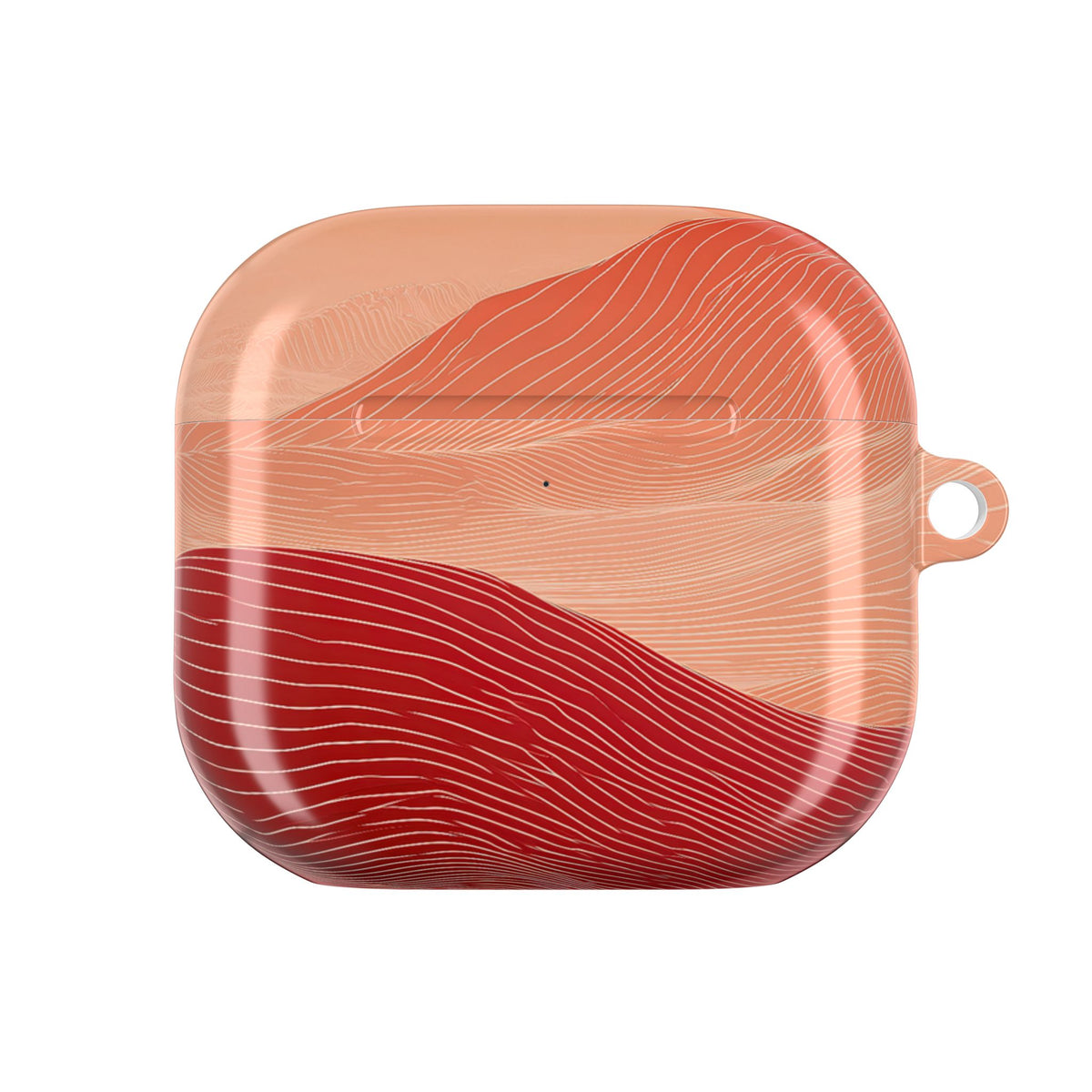 Crimson Horizon · Hard Case for AirPods & AirPods Pro · Red
