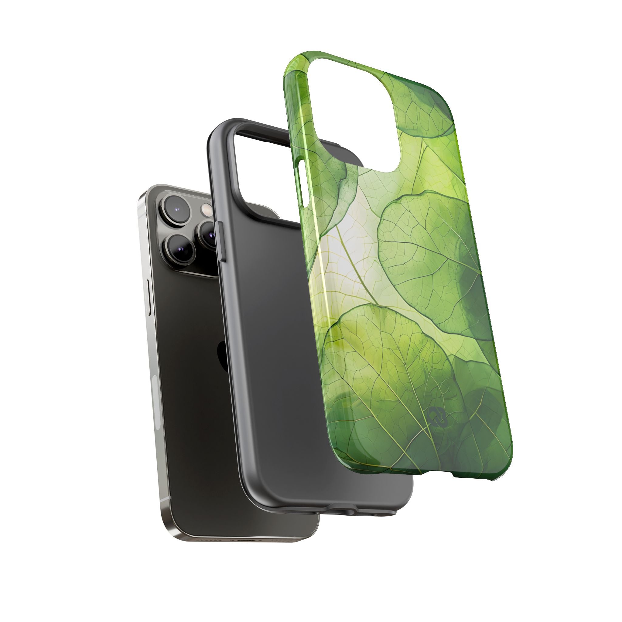 Emerald Leaf Veins · Tough Phone Case for iPhone