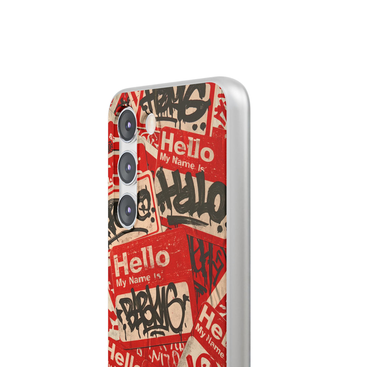 Slap Tag Collage · Lite Phone Case for Samsung · Red