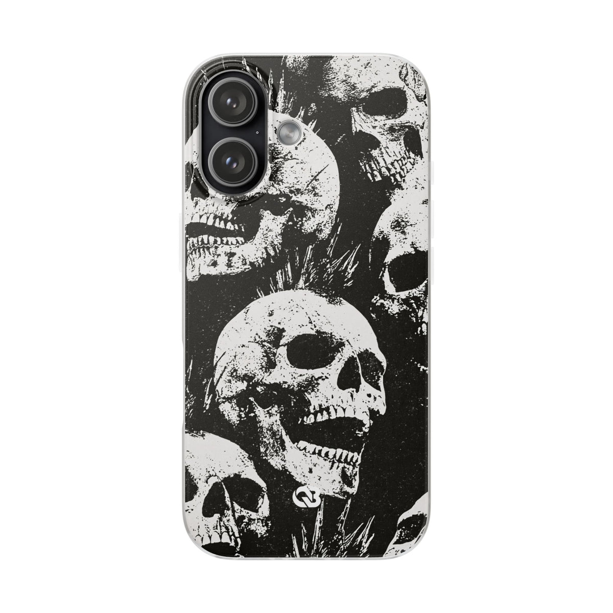 Punk Skull Riot · Lite Phone Case for iPhone · Black