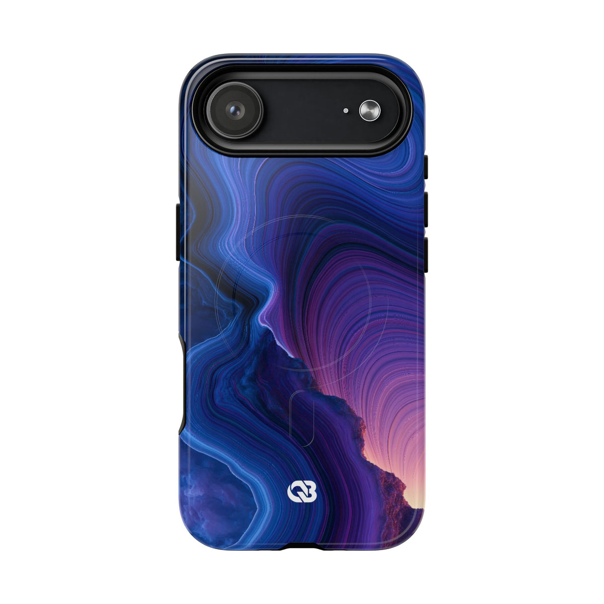 Radiant Strata · Tough 2.0 Magnetic Phone Case for iPhone · Blue