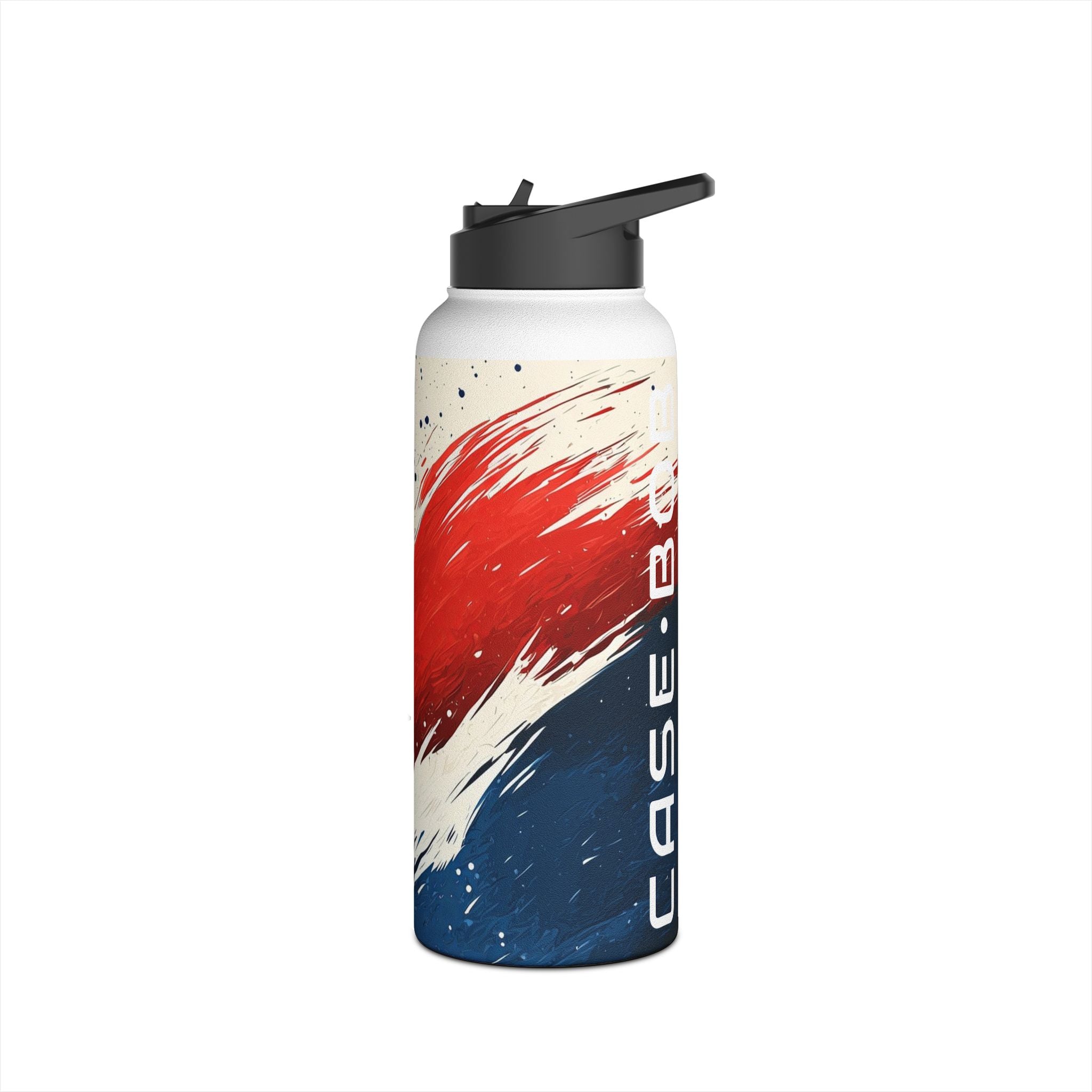 Crimson Sweep - Stainless Steel Water Bottle