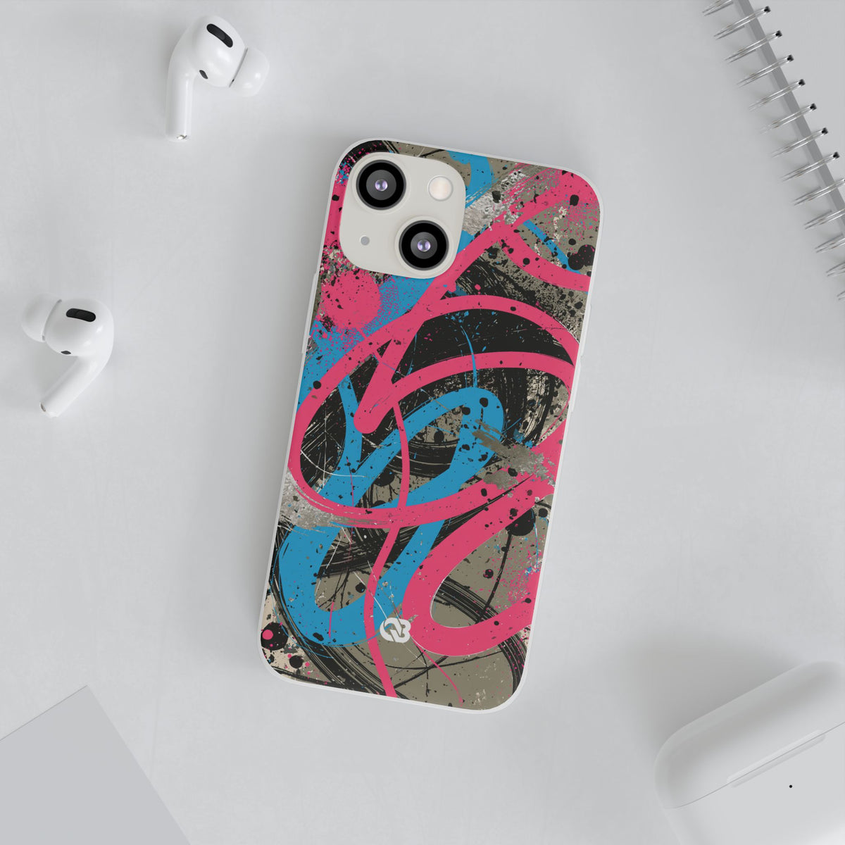 Cyber Splatter Flow · Lite Phone Case for iPhone · Pink