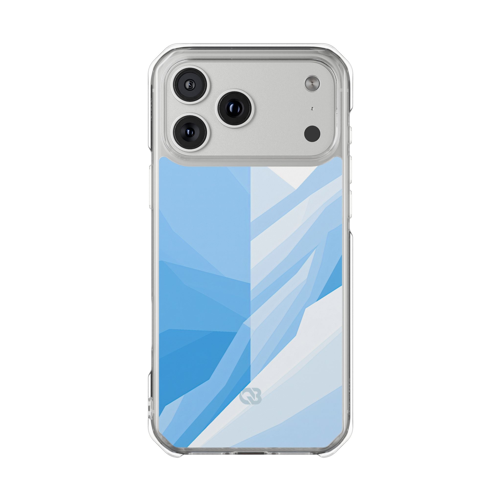 Blue Impact MagSafe Phone Case for iPhone - Arctic Glacial Ridge