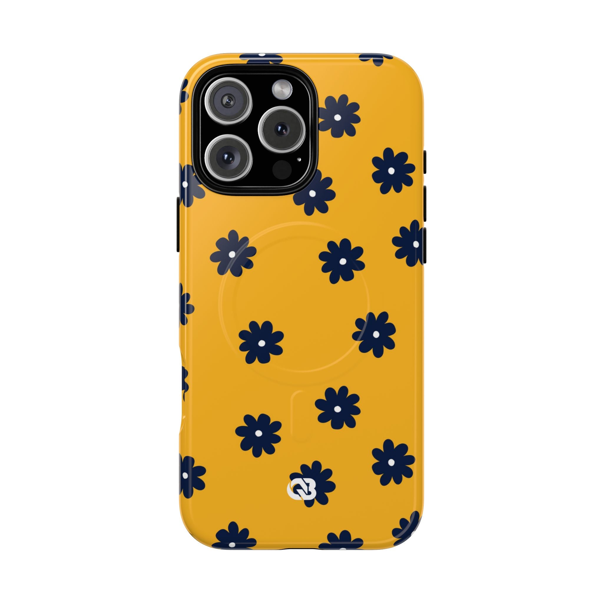 Navy Daisy Mustard · Tough+ Phone Case for iPhone · Magsafe