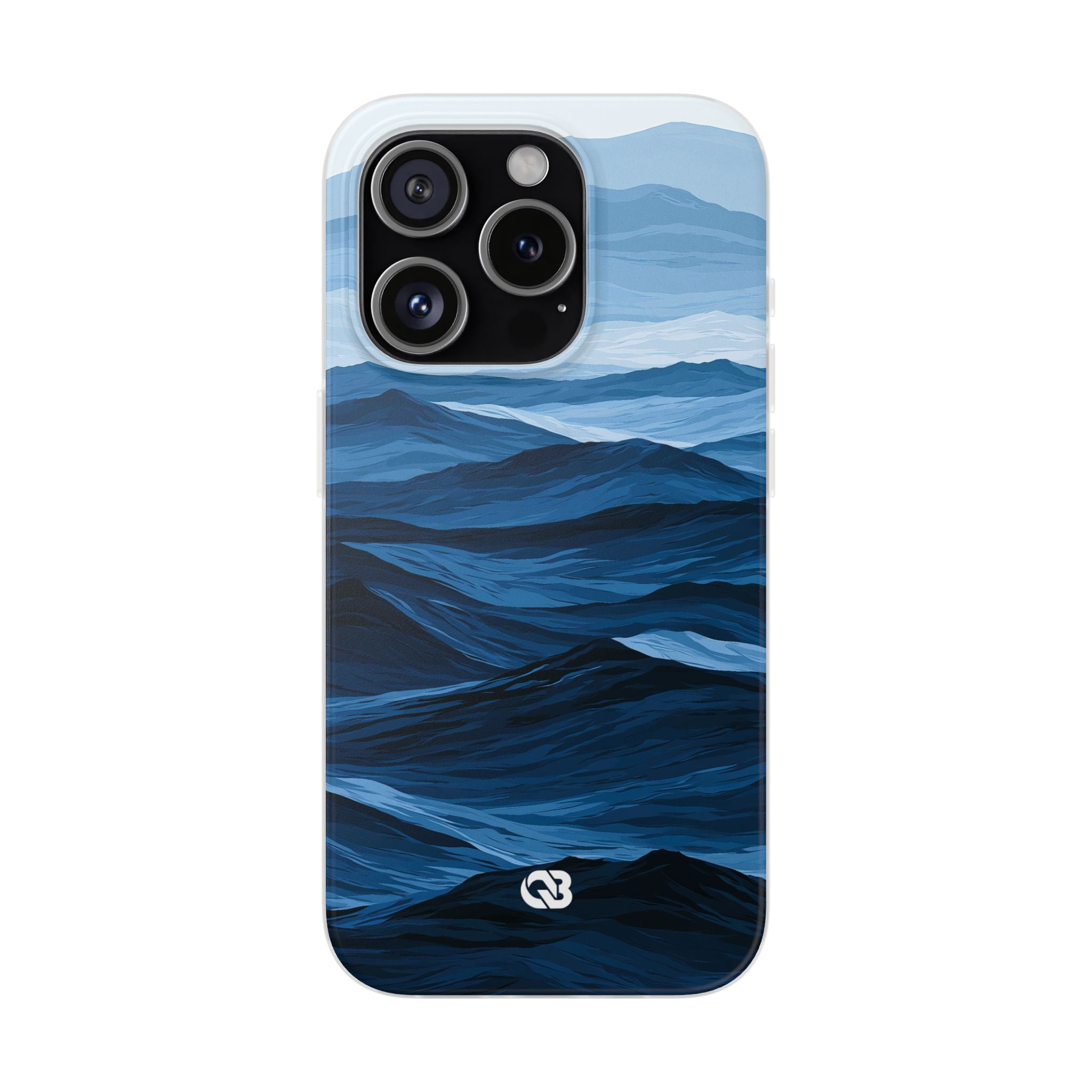 Blue Lite Phone Case for iPhone - Cobalt Ridge Tides