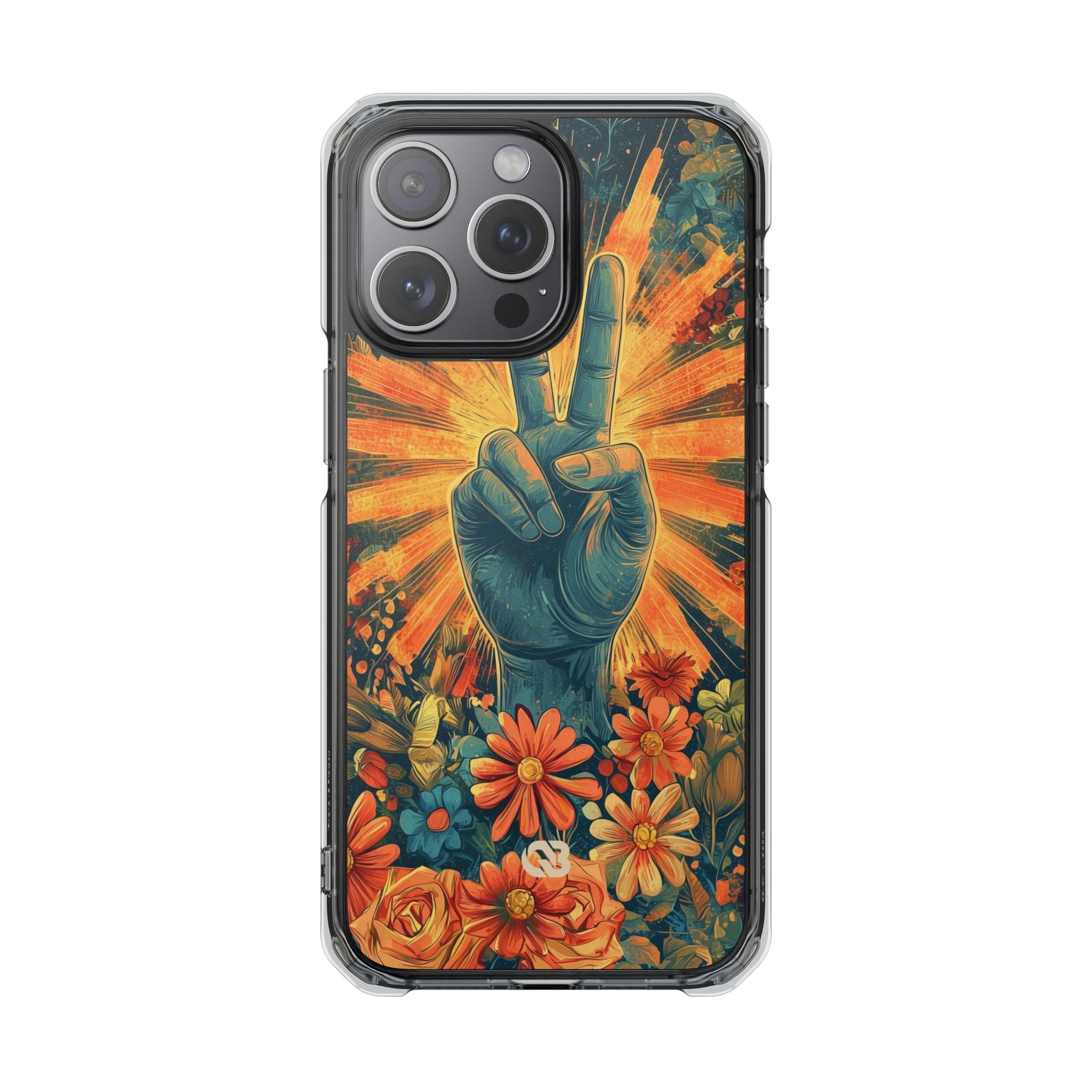 Radiant Peace Bloom · Impact etui na telefon dla iPhone · MagSafe