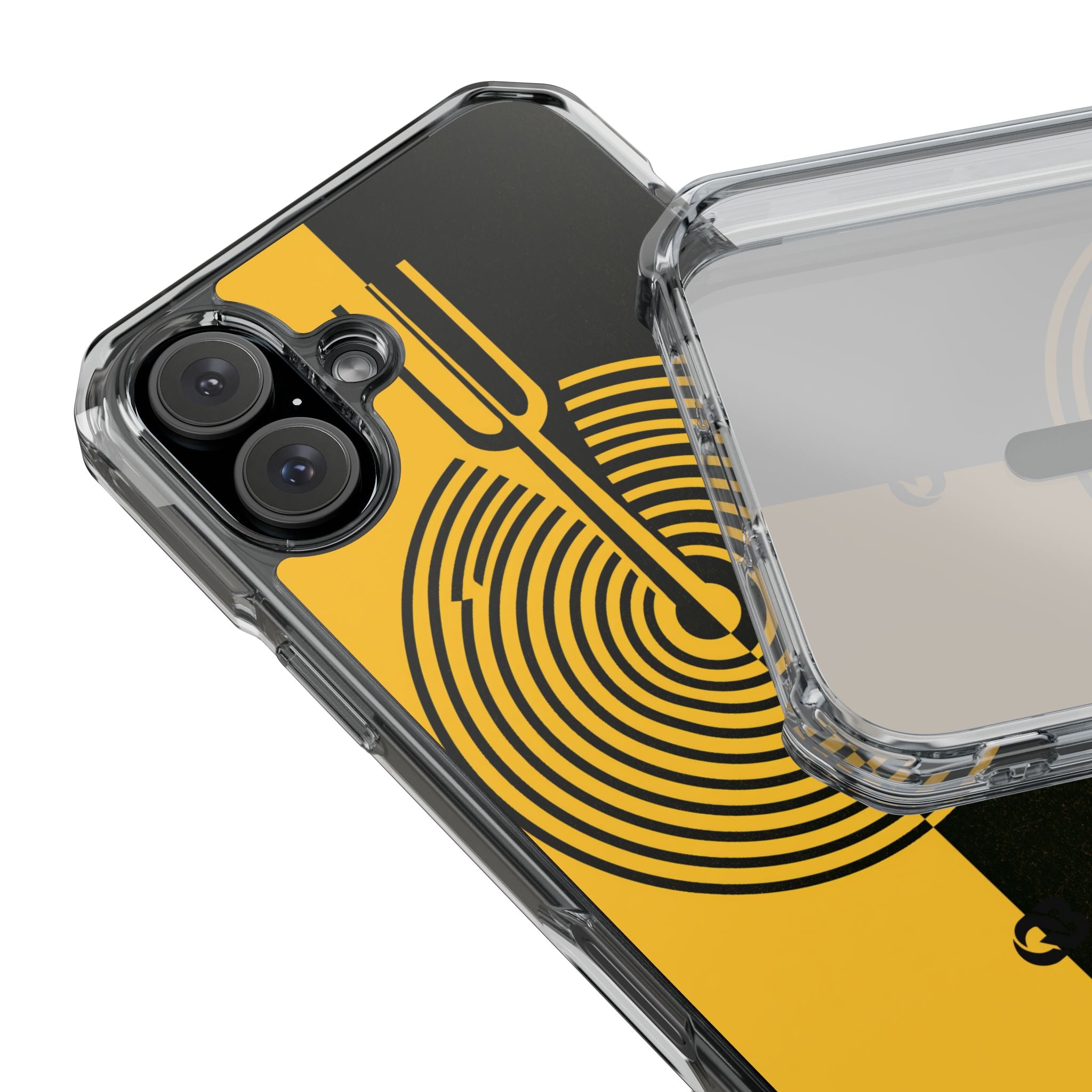 Yellow Impact MagSafe Phone Case for iPhone - Voltage Sector Pulse