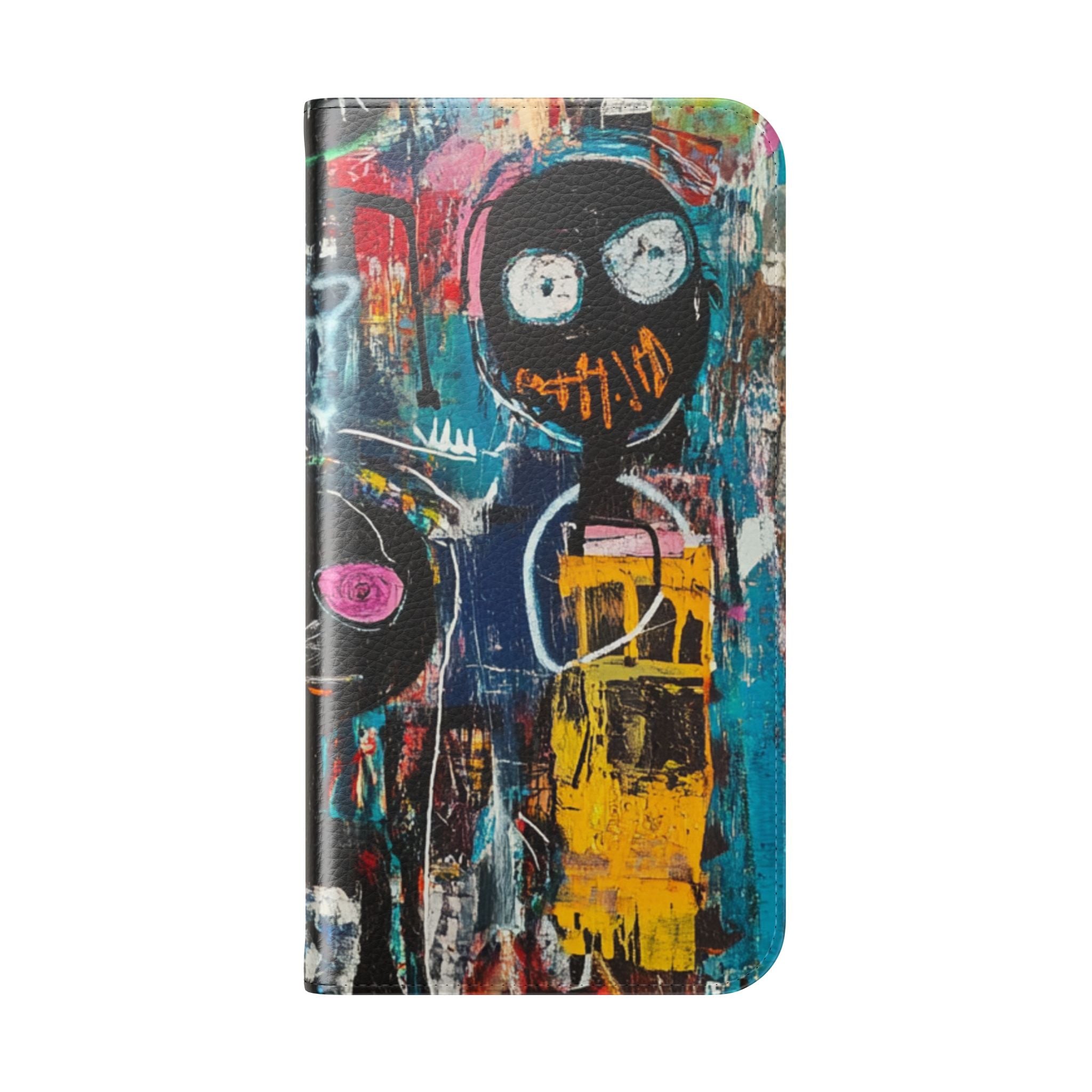 Wide-Eyed Faces - iPhone 15 Plus Case - Wallet