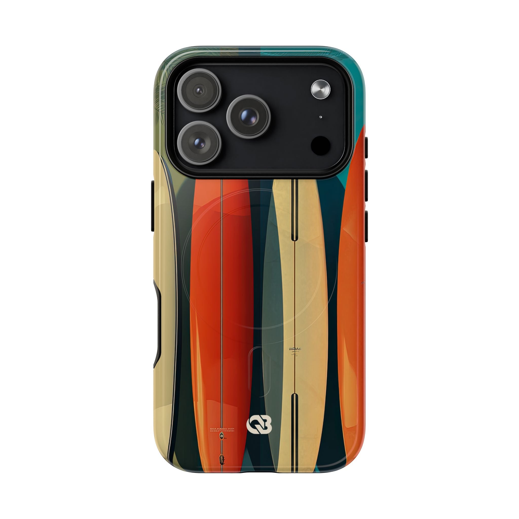 Teal Coast Lineup · Tough+ Coque de téléphone pour iPhone · MagSafe