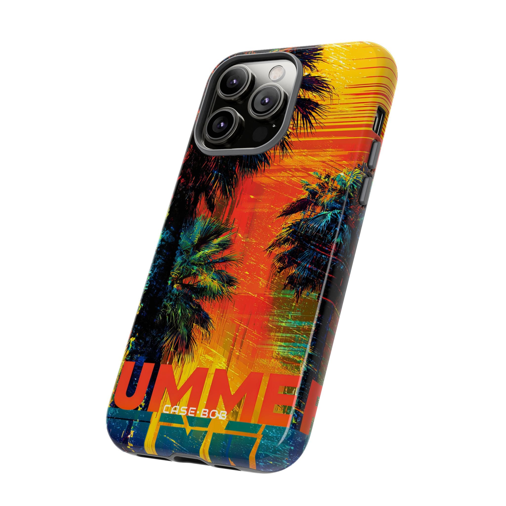 Tropical Sunburst iPhone 14 Pro Max Case - Tough