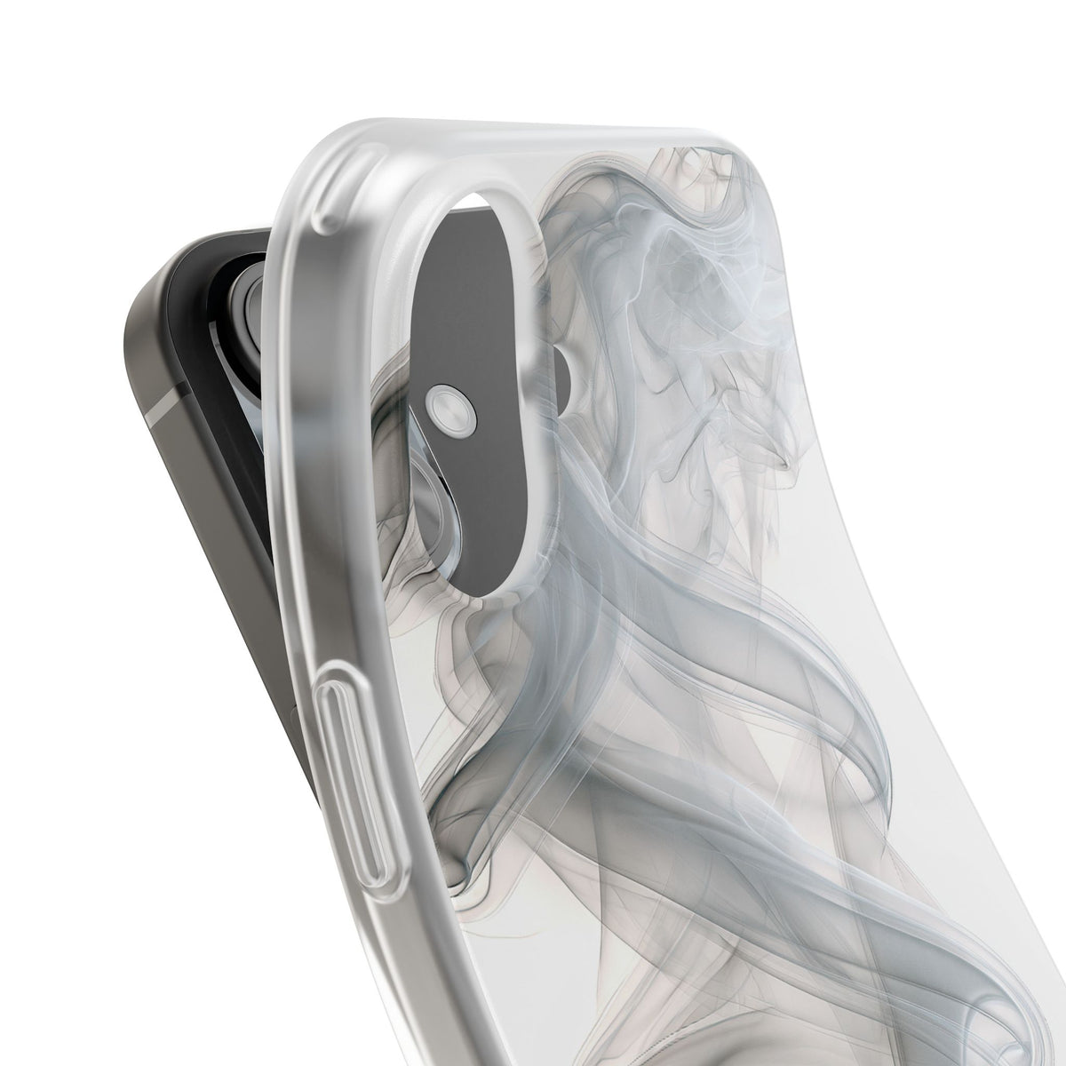 Vapor Noir · Lite Phone Case for iPhone · White