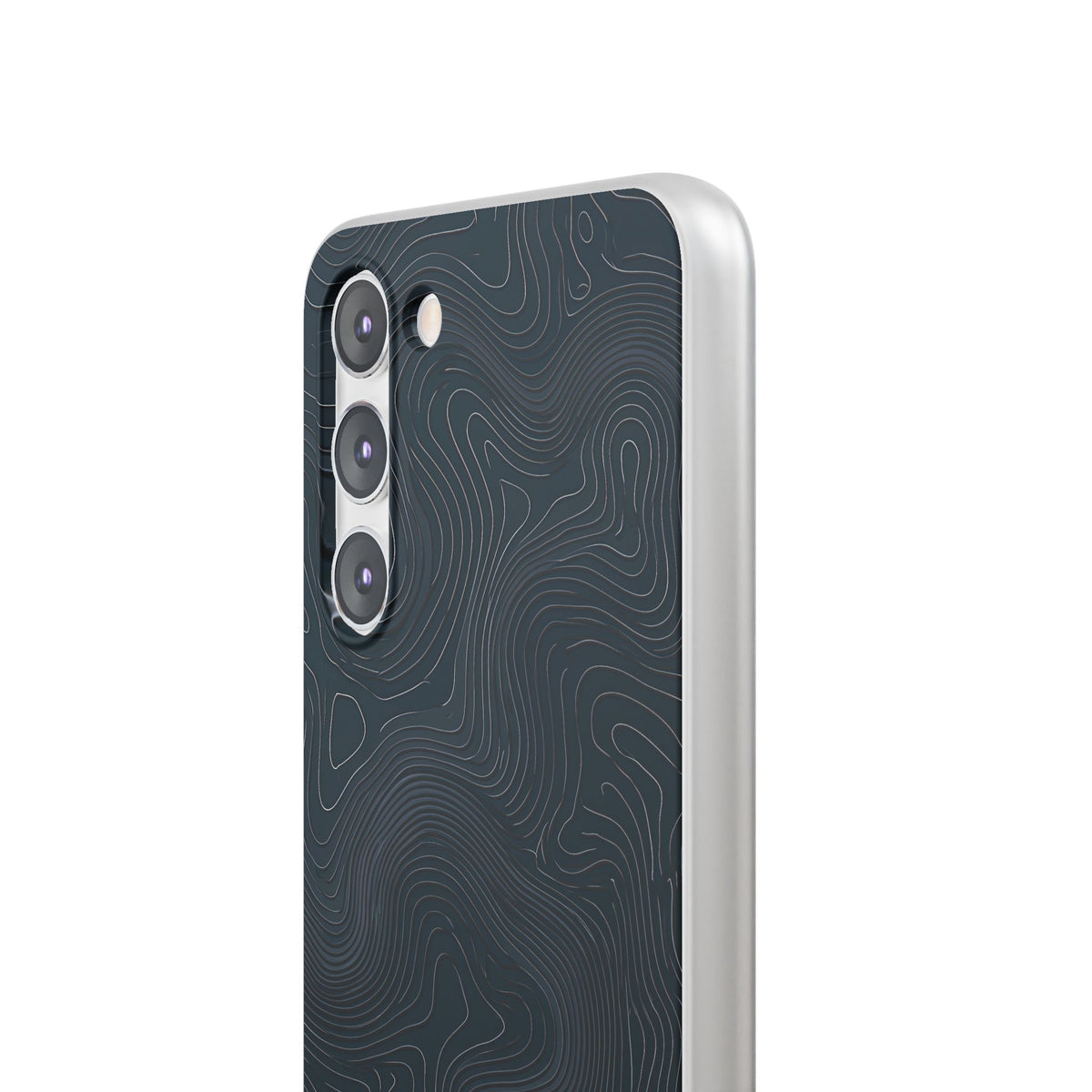 Black Lite Phone Case for Samsung - Obsidian Ridge Topo