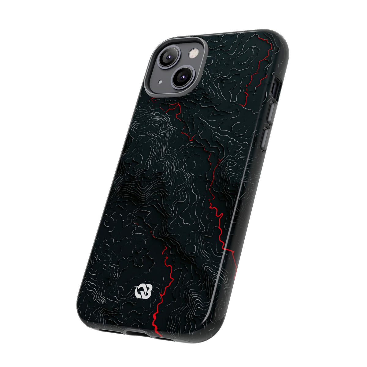 Crimson Rift · Tough Phone Case for iPhone · Black