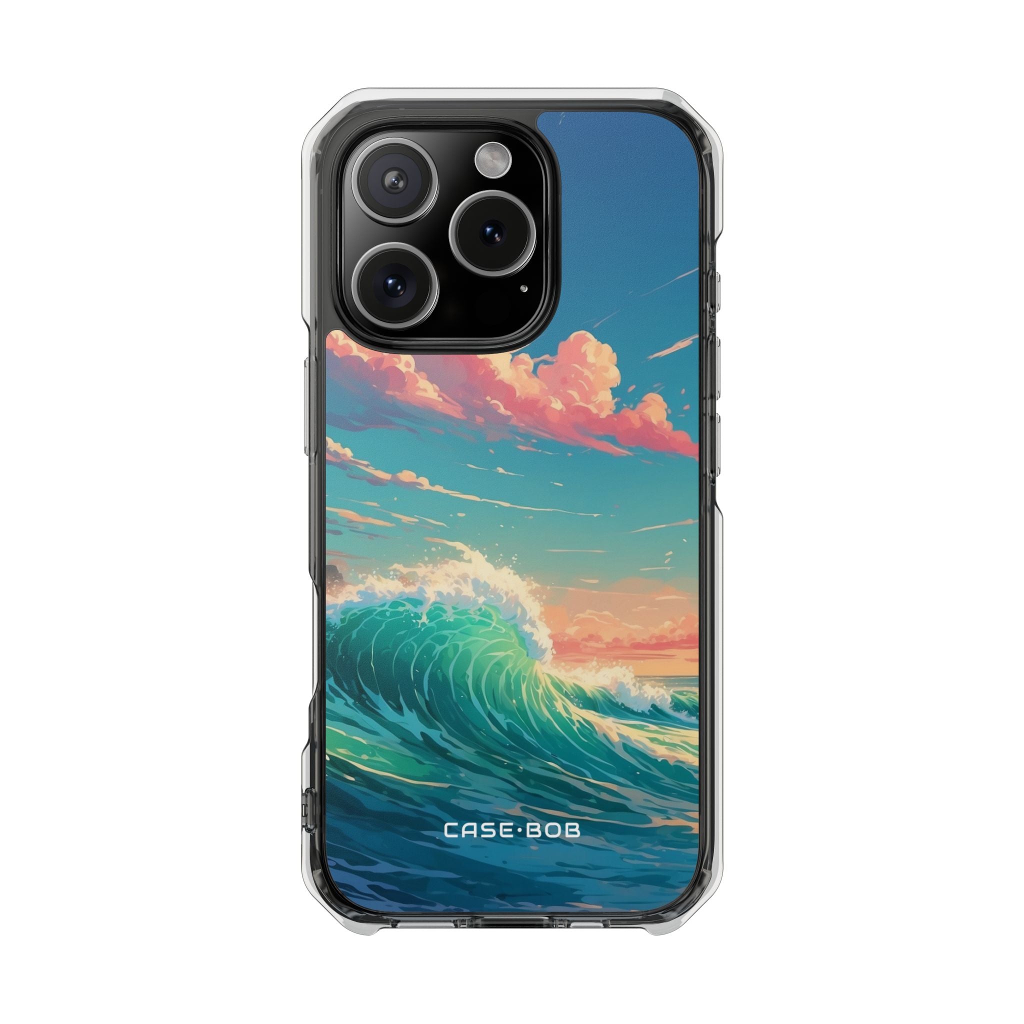 Turquoise Curl iPhone 16 Pro Case - Impact