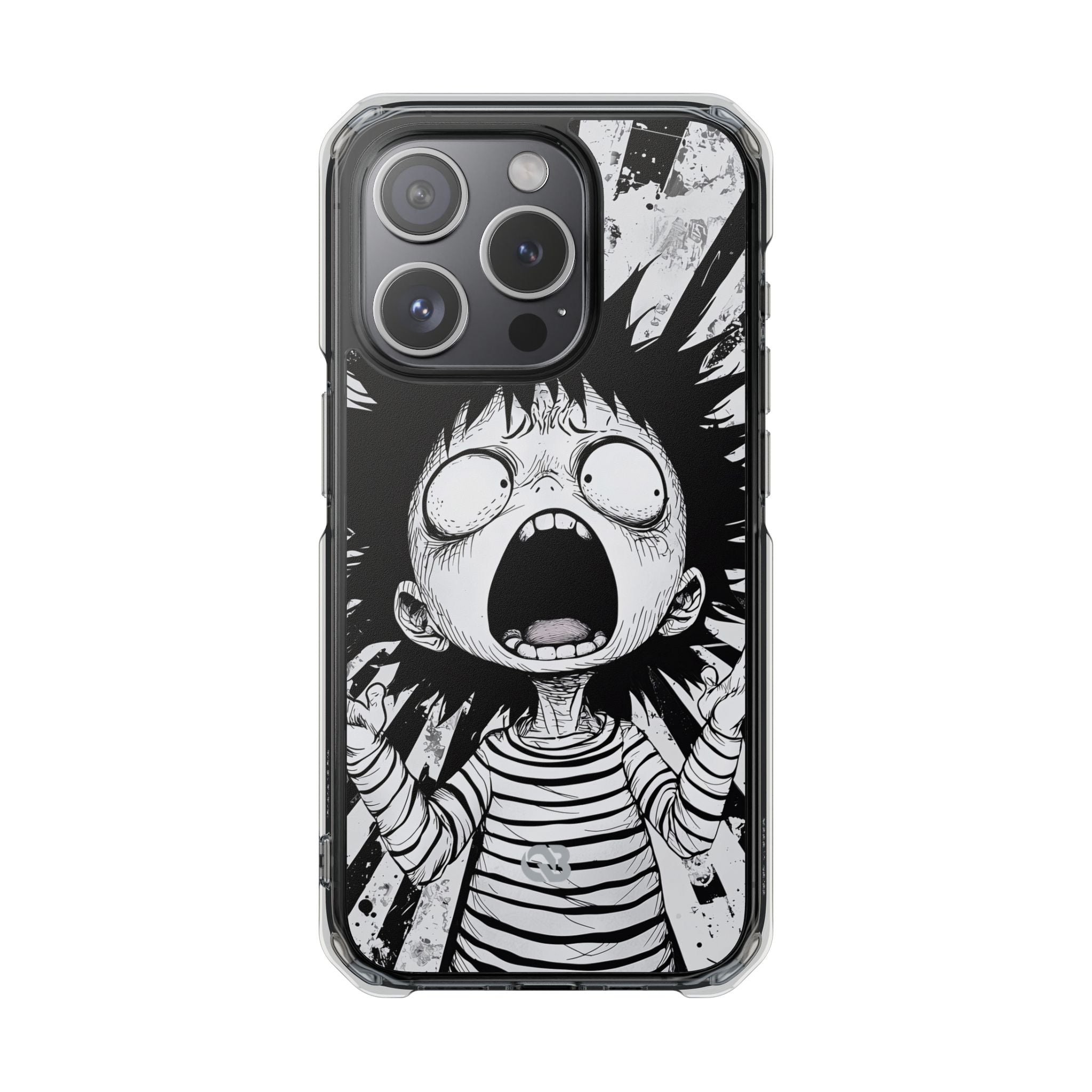 Chaotic Monochrome Scream · Impact etui na iPhone · Magsafe