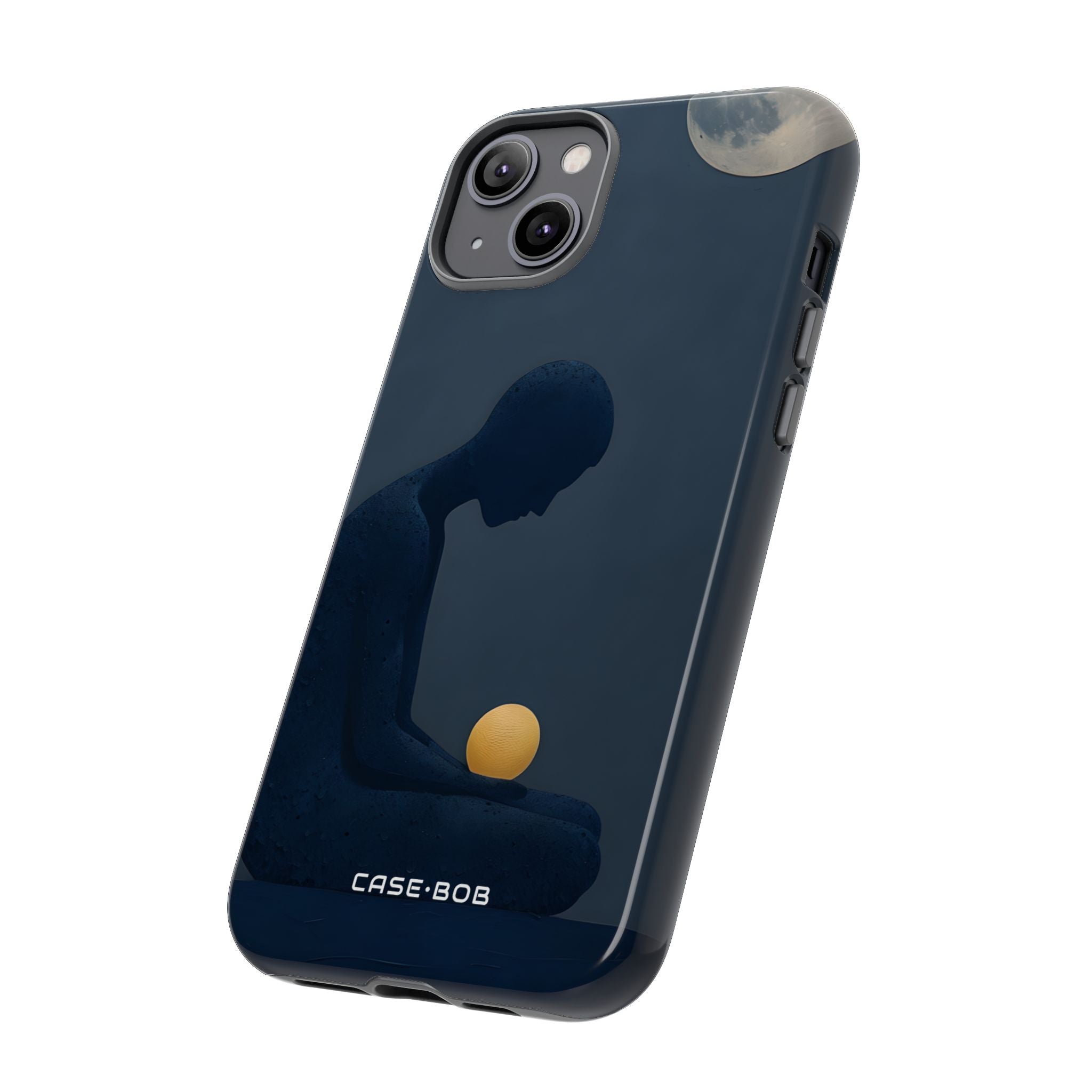 Moonlit Contemplation iPhone 14 Plus Case - Tough