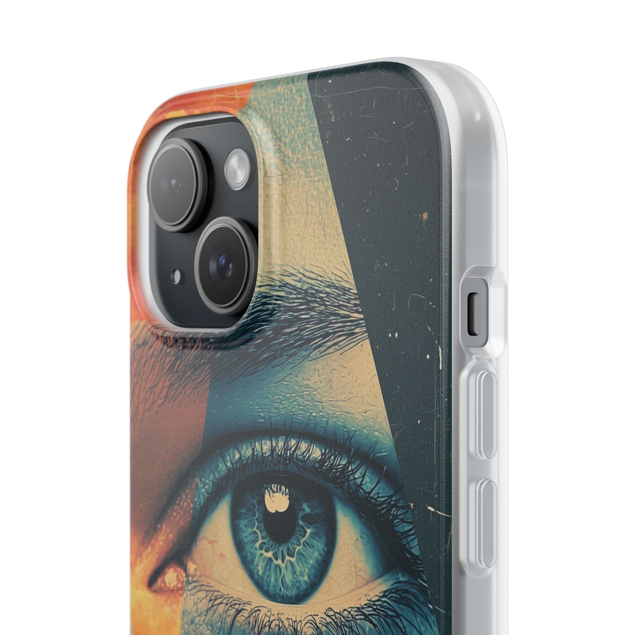 Fragmented Peak Gaze · Soft Phone Case for iPhone