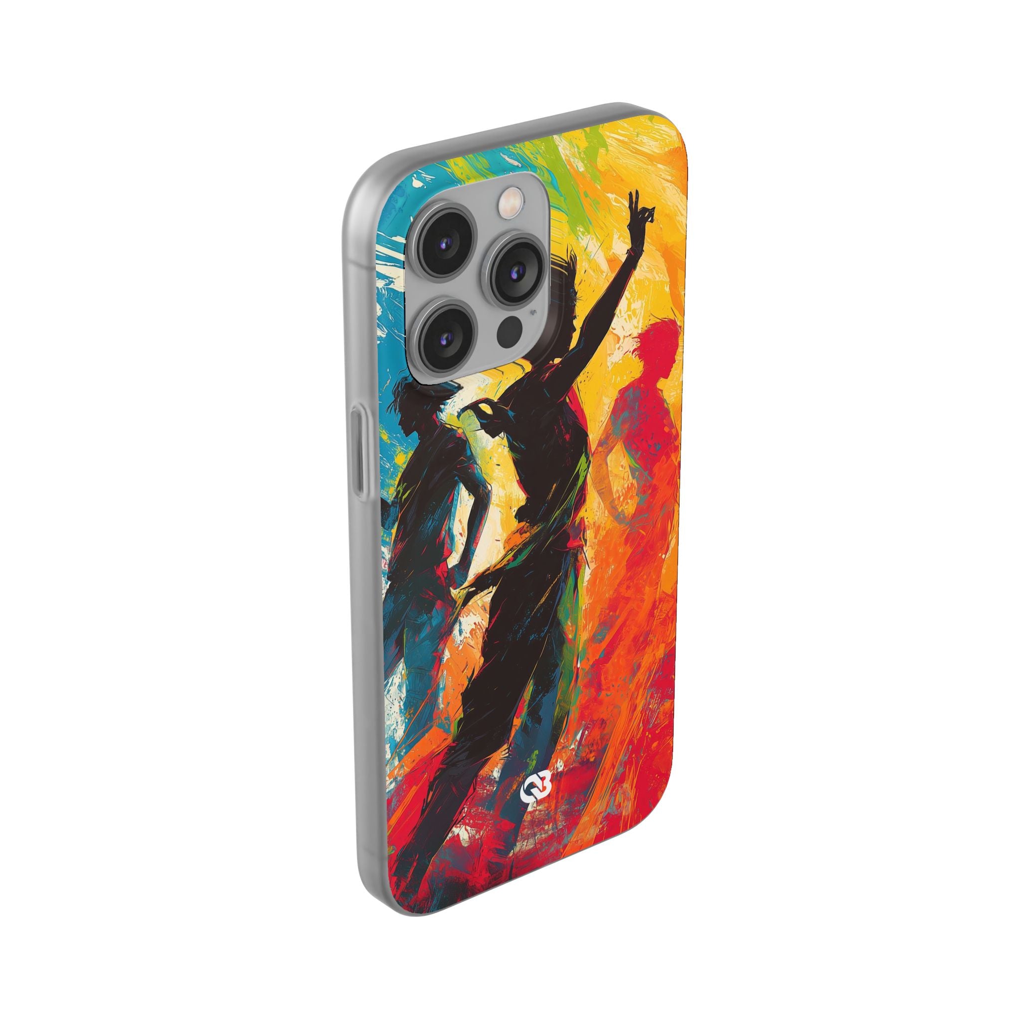 Electric Motion Blur · Soft Phone Case for iPhone