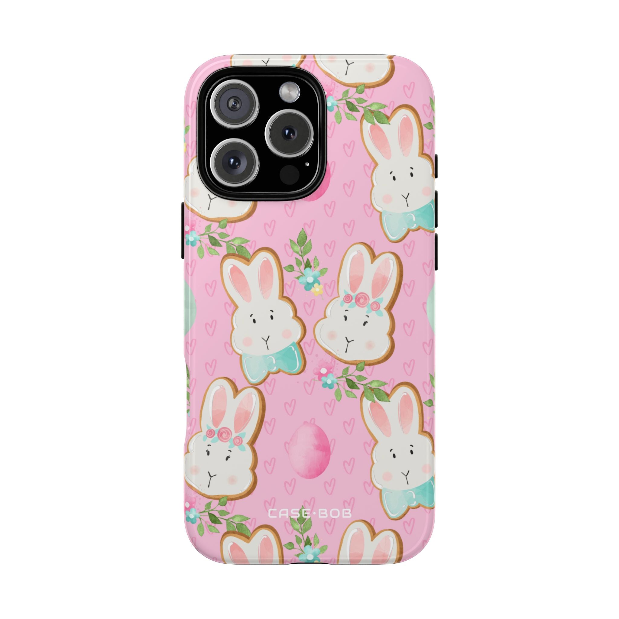 Bunny Blossom iPhone 16 Pro Max Skal - Tough