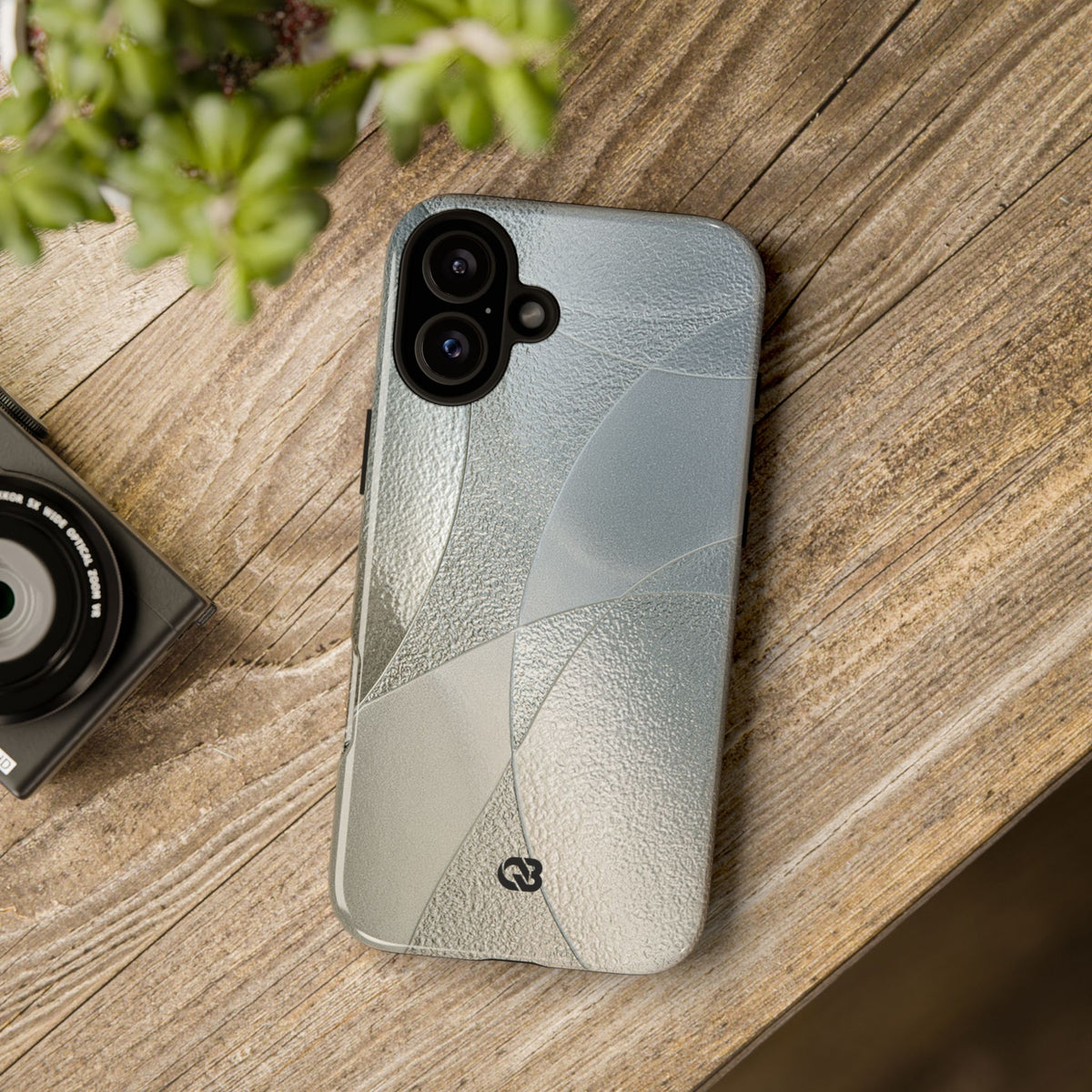 Refracted Arcs · Tough Phone Case for iPhone · Silver