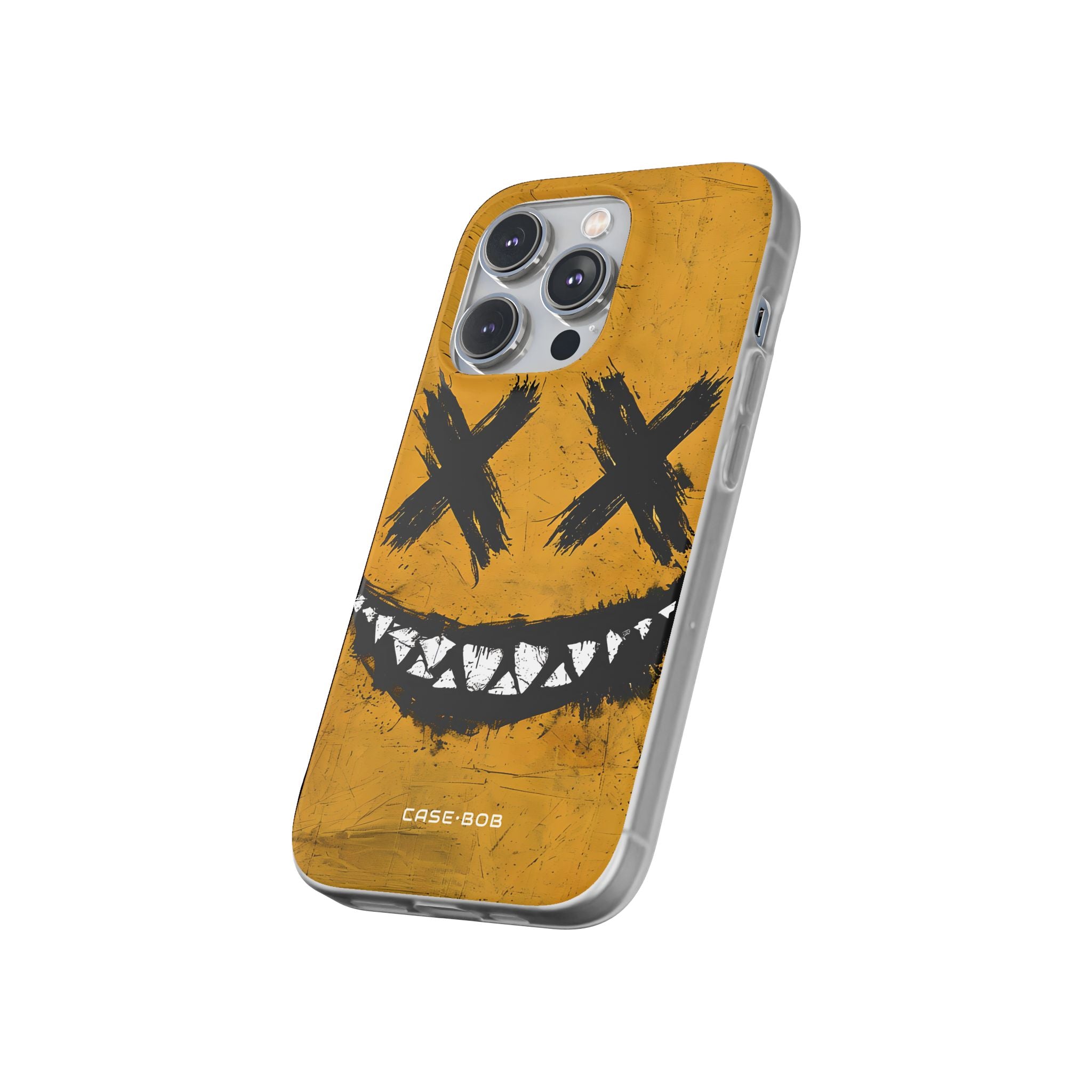 Gezacktes Lächeln Gelb iPhone 14 Pro Case - Soft