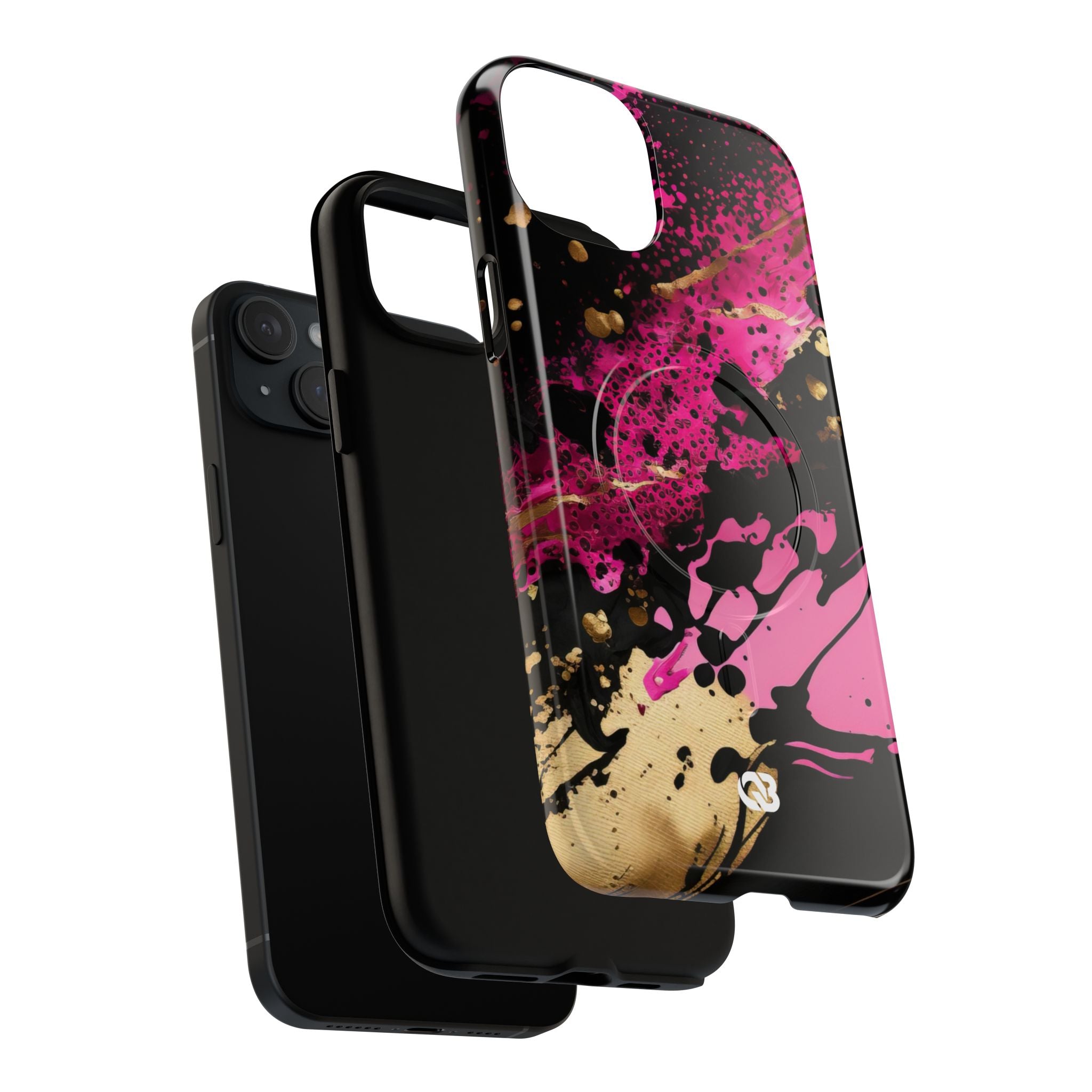 Magenta Liquid Gold · Tough+ Handyhülle für iPhone · Magsafe