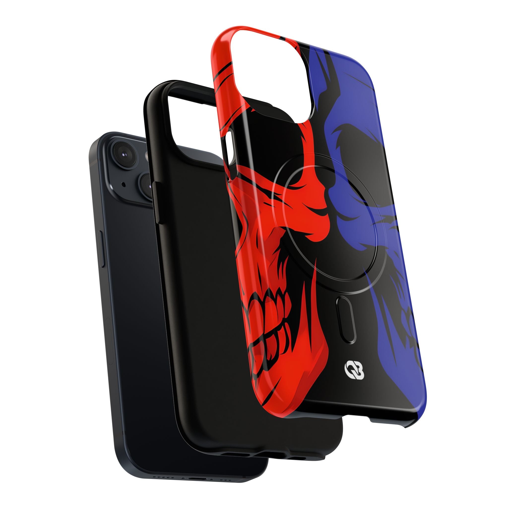 Crimson Cobalt Skulls · Tough+ Phone Case for iPhone · Magsafe