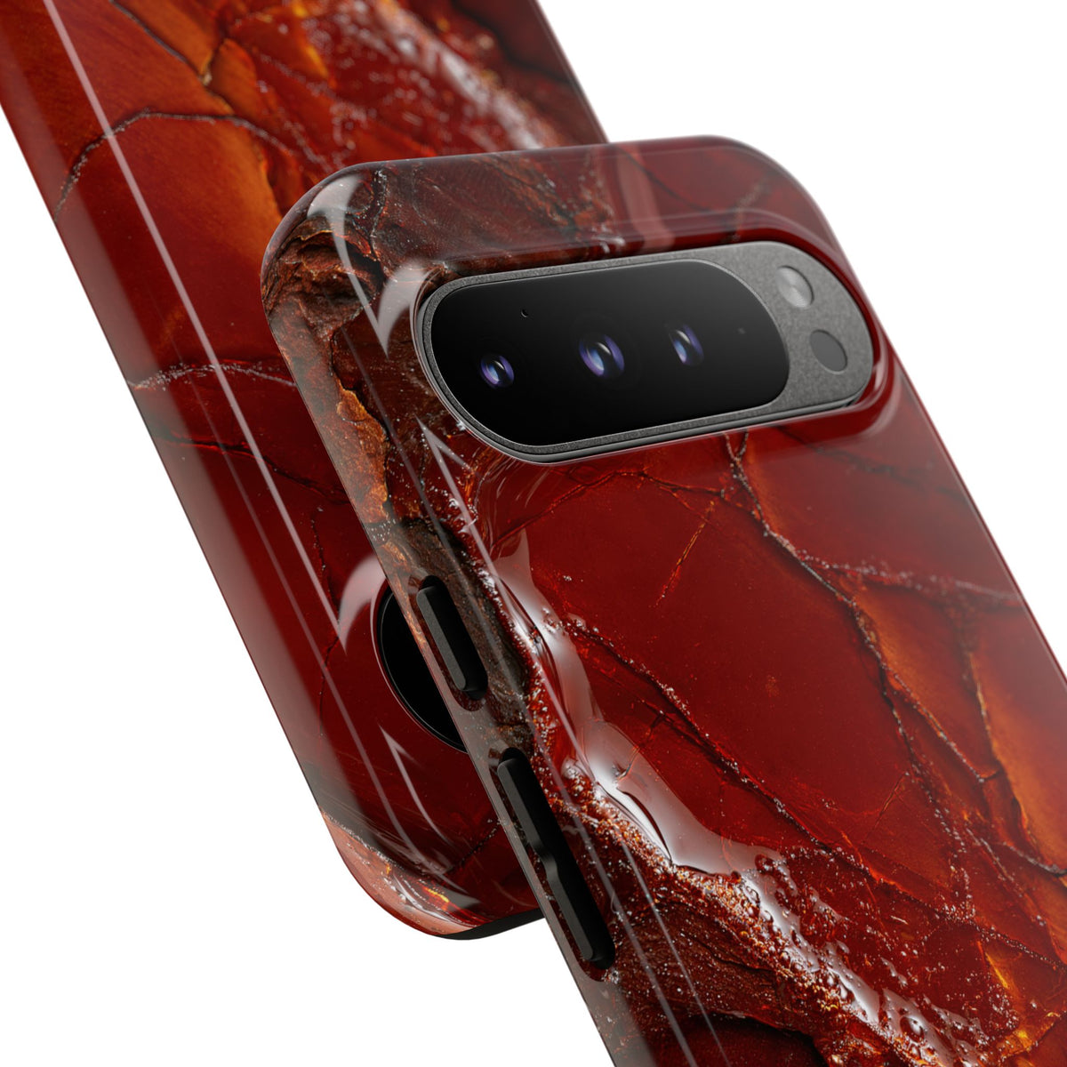 Amber Embrace · Tough Phone Case for Pixel · Brown