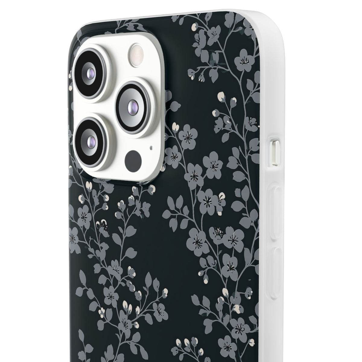 Nocturne Blossom Branch · Lite Phone Case for iPhone · Black