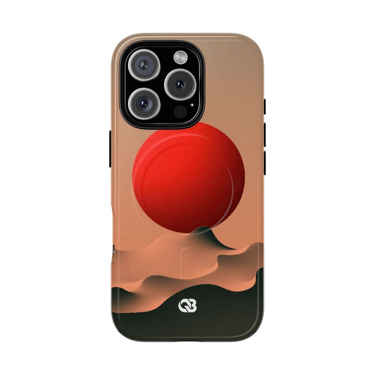 Crimson Sol Ridge · Tough 2.0 Magnetic Phone Case for iPhone · Red