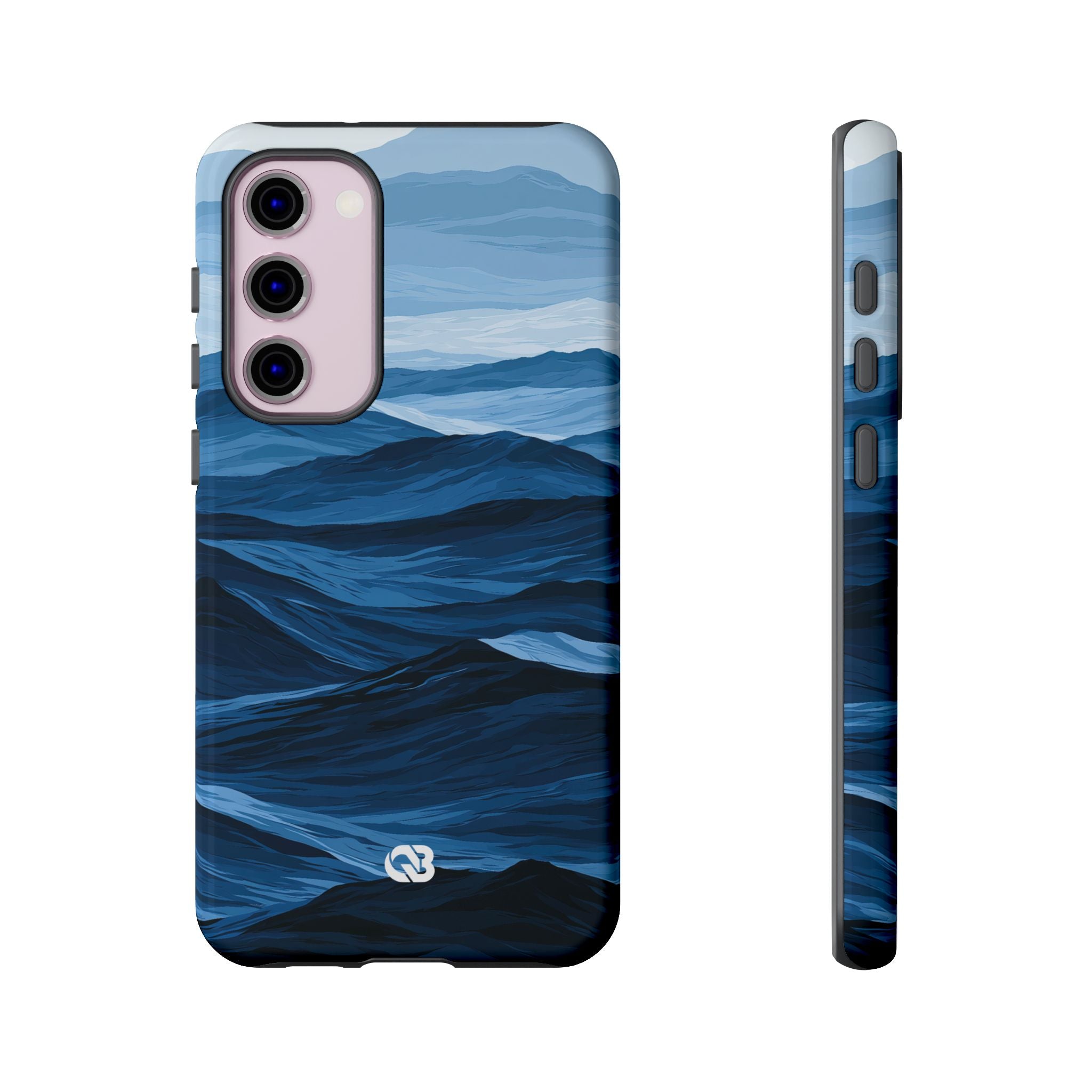 Blue Tough Phone Case for Samsung - Cobalt Ridge Tides