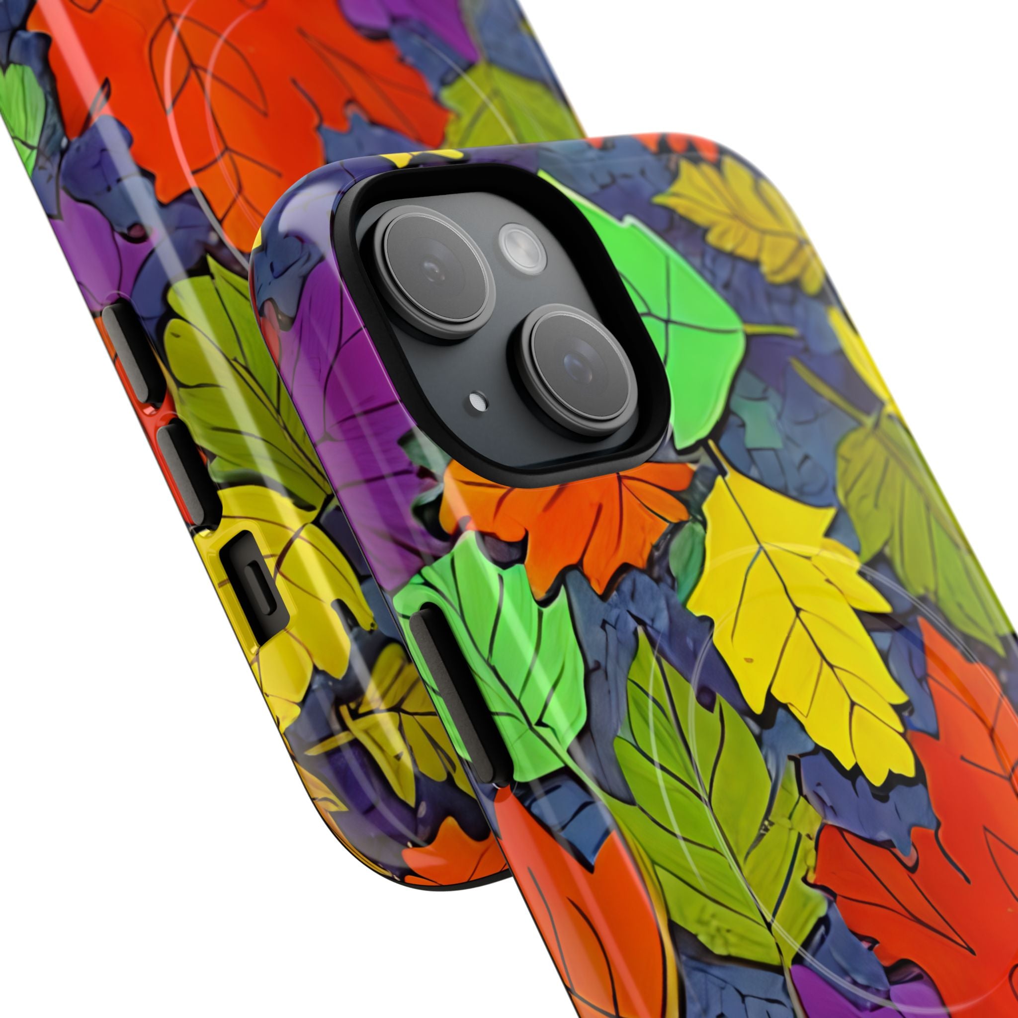 Vivid Leafburst iPhone 15 Case - Tough+