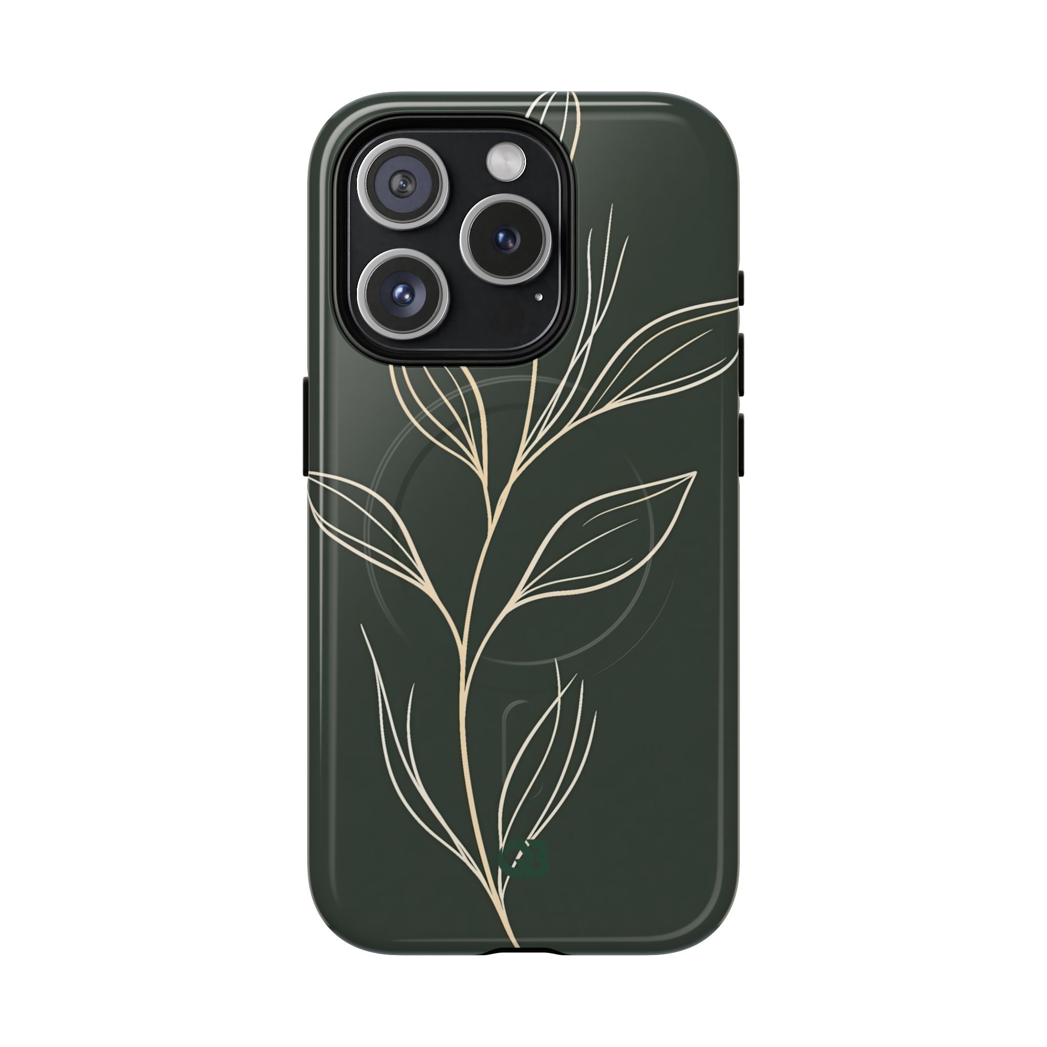 Green Tough 2.0 Magsafe Phone Case for iPhone - Deep Moss Willow